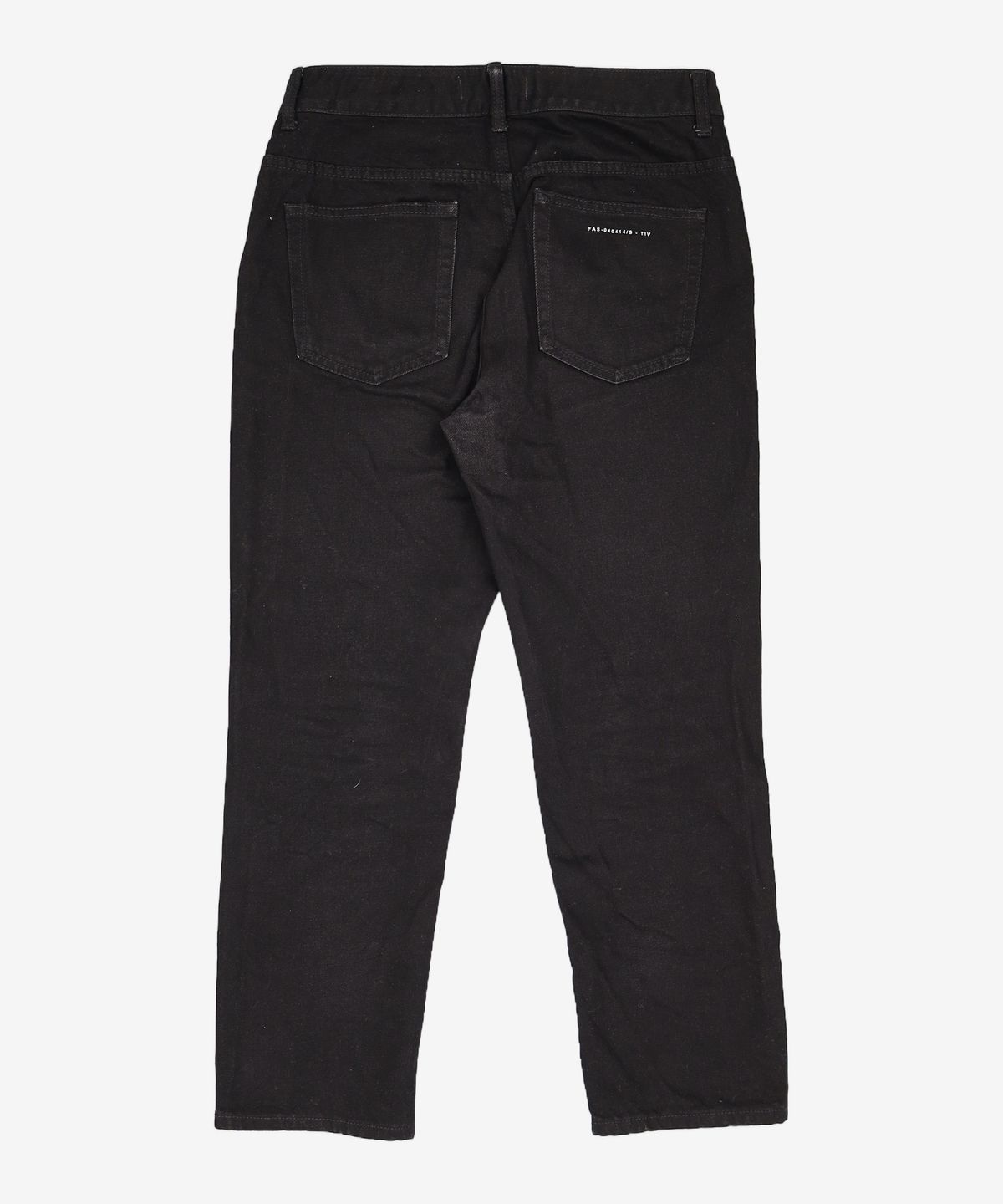 페이탈리즘(FATALISM) #0218 Black straight crop jean 46