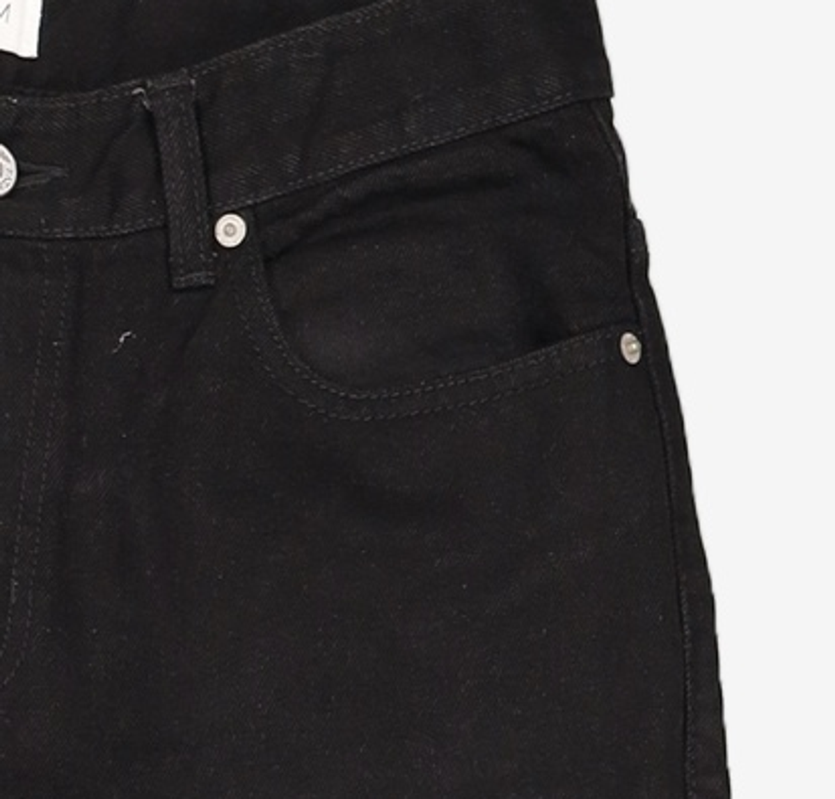 페이탈리즘(FATALISM) #0218 Black straight crop jean 46