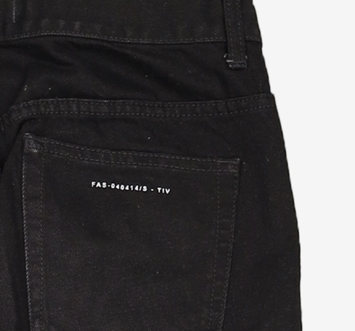 페이탈리즘(FATALISM) #0218 Black straight crop jean 46