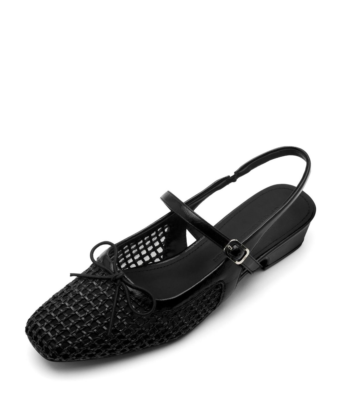 스퍼(SPUR) Flora Mesh Slingback Sandal 슬링백 샌들 3.7cm -WS9047 (2color)