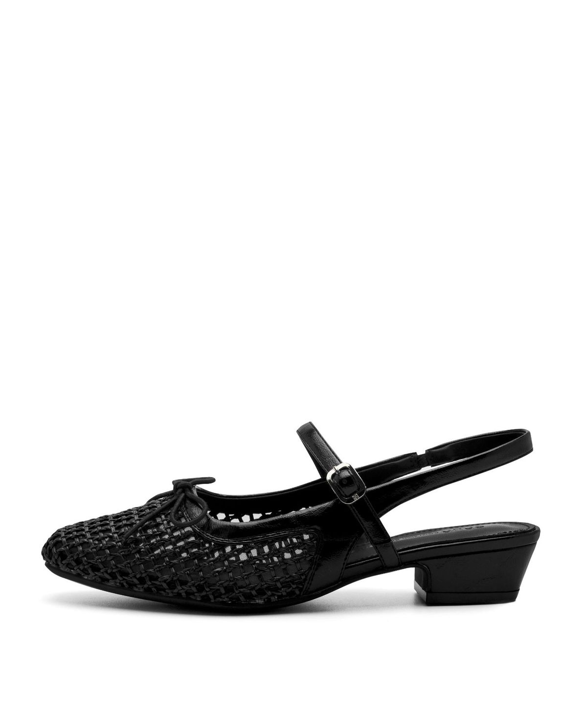 스퍼(SPUR) Flora Mesh Slingback Sandal 슬링백 샌들 3.7cm -WS9047 (2color)