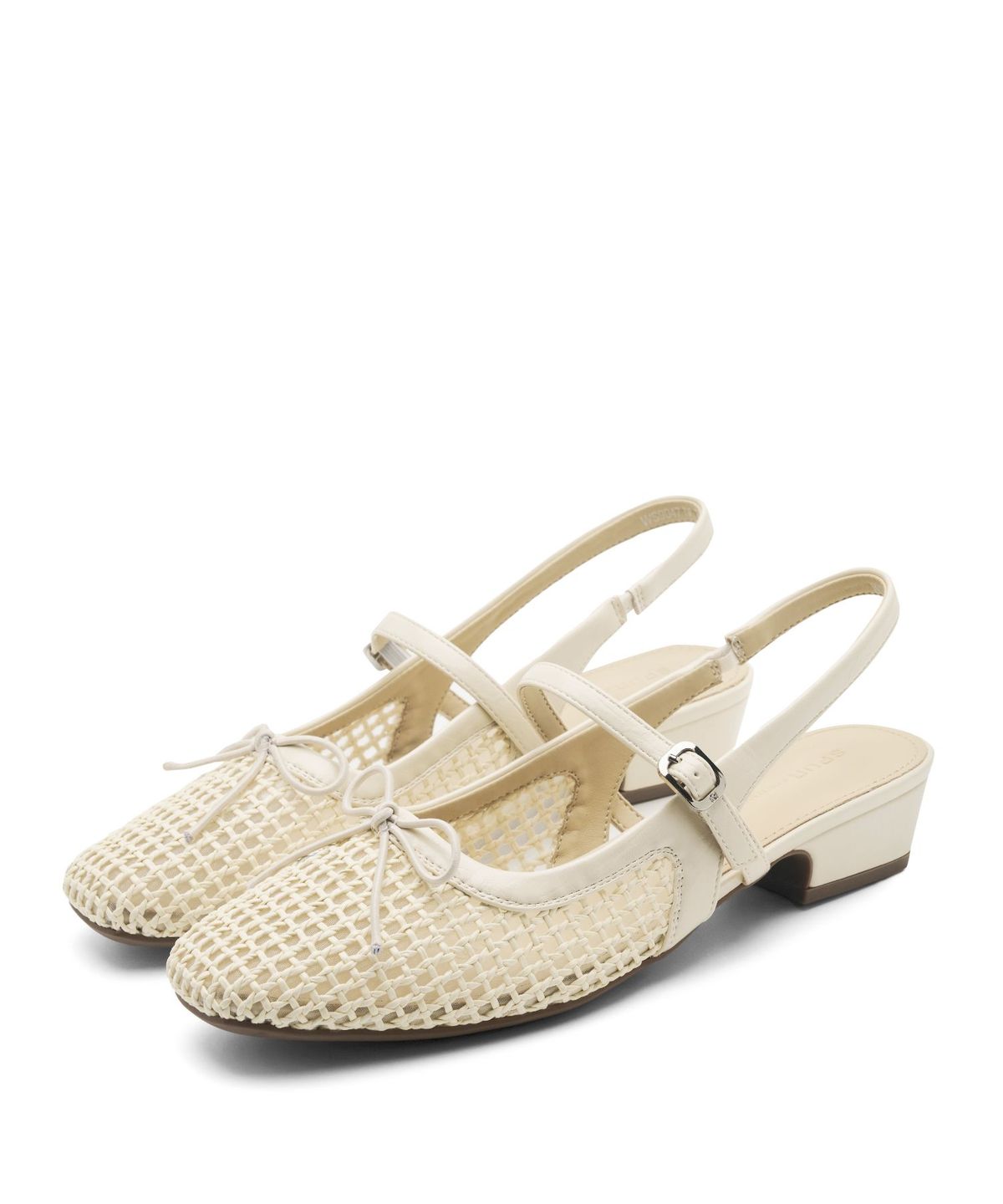 스퍼(SPUR) Flora Mesh Slingback Sandal 슬링백 샌들 3.7cm -WS9047 (2color)