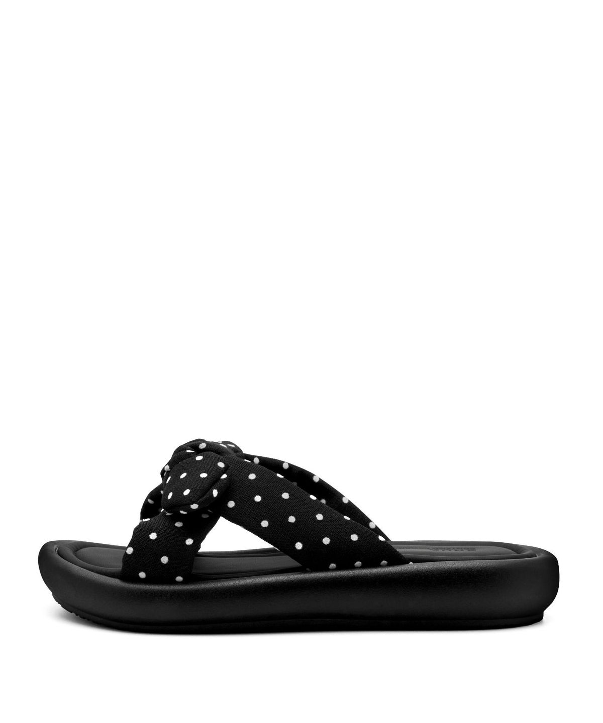 스퍼(SPUR) Goa Dot Bow Softly Mule Sandal 스트랩 샌들 슬리퍼 3cm -WS9056 (2color)