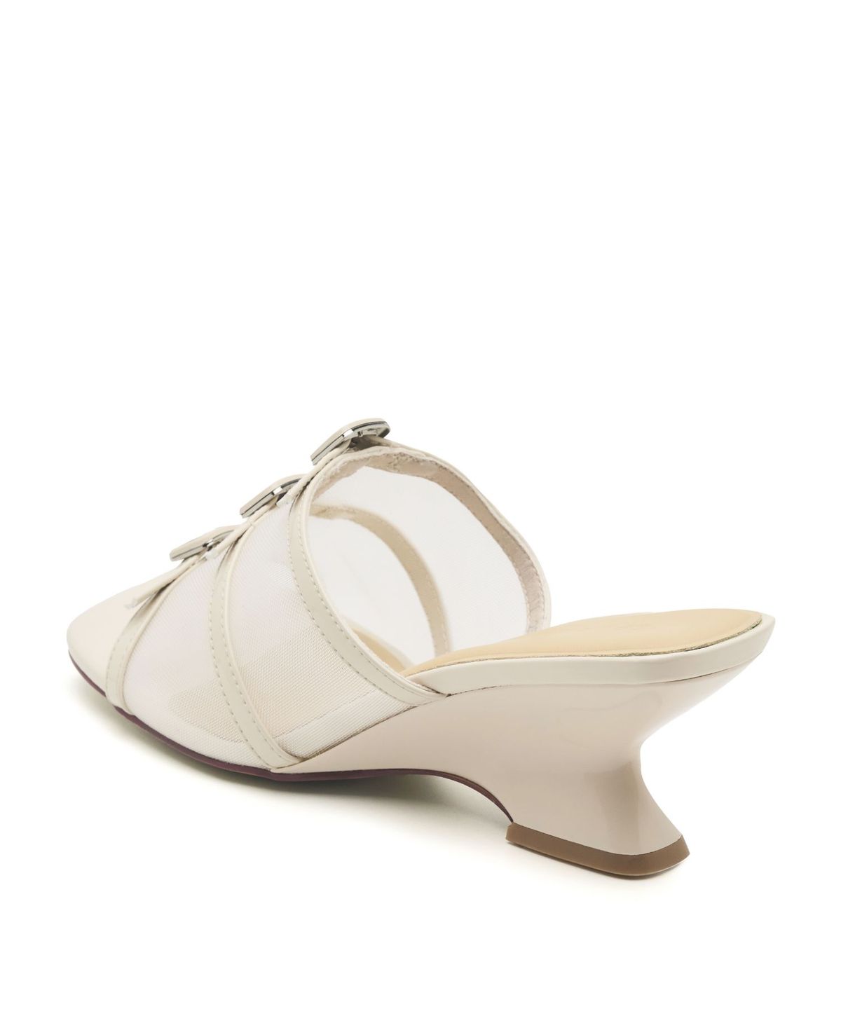 스퍼(SPUR) Clossy Mesh Strap Mule Sandal 뮬 샌들 6.2cm -VS9088 (2color)