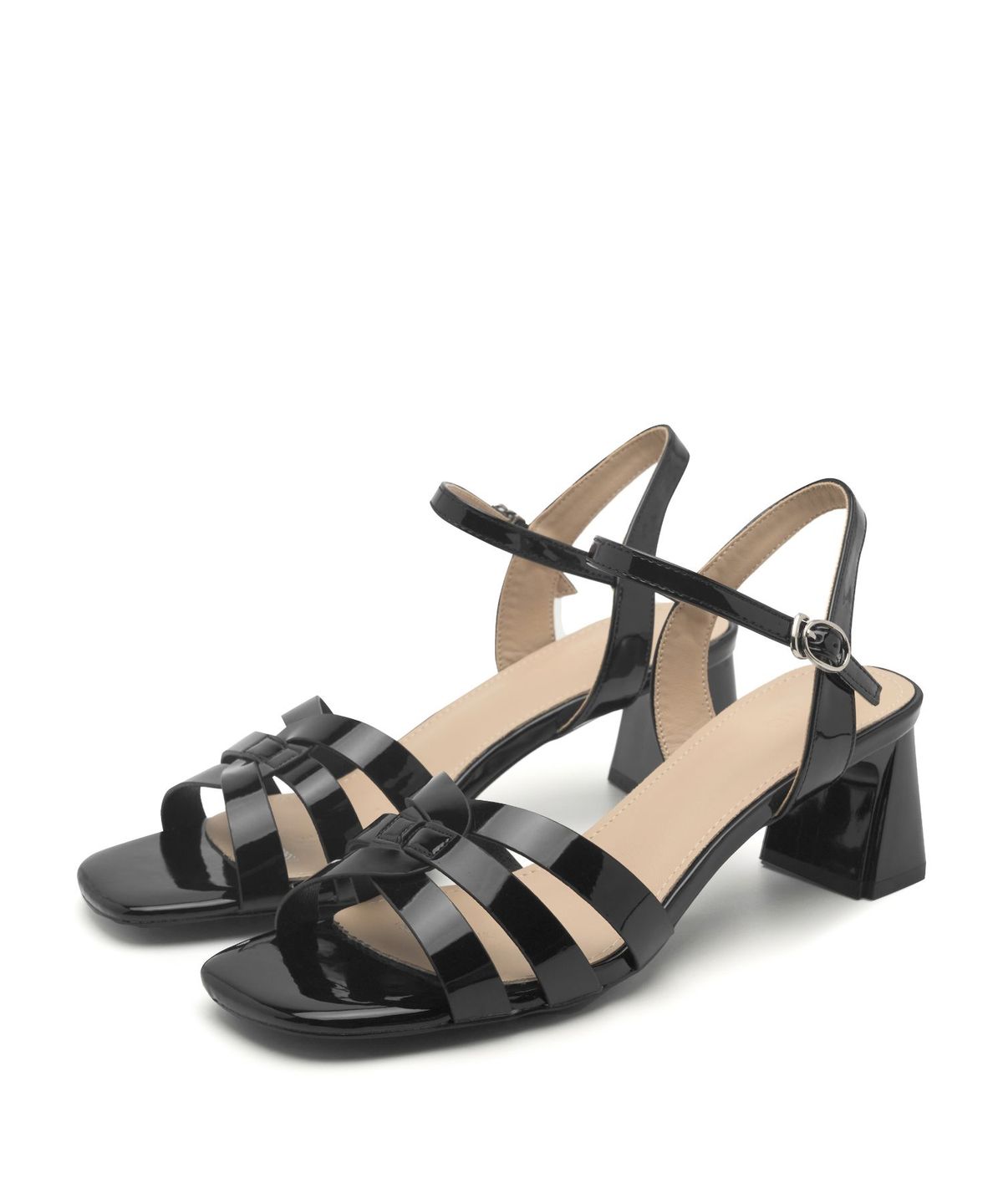 스퍼(SPUR) Voile Multi Strap Modern Sandal 스트랩 샌들 6.5cm -US9066 (2color)
