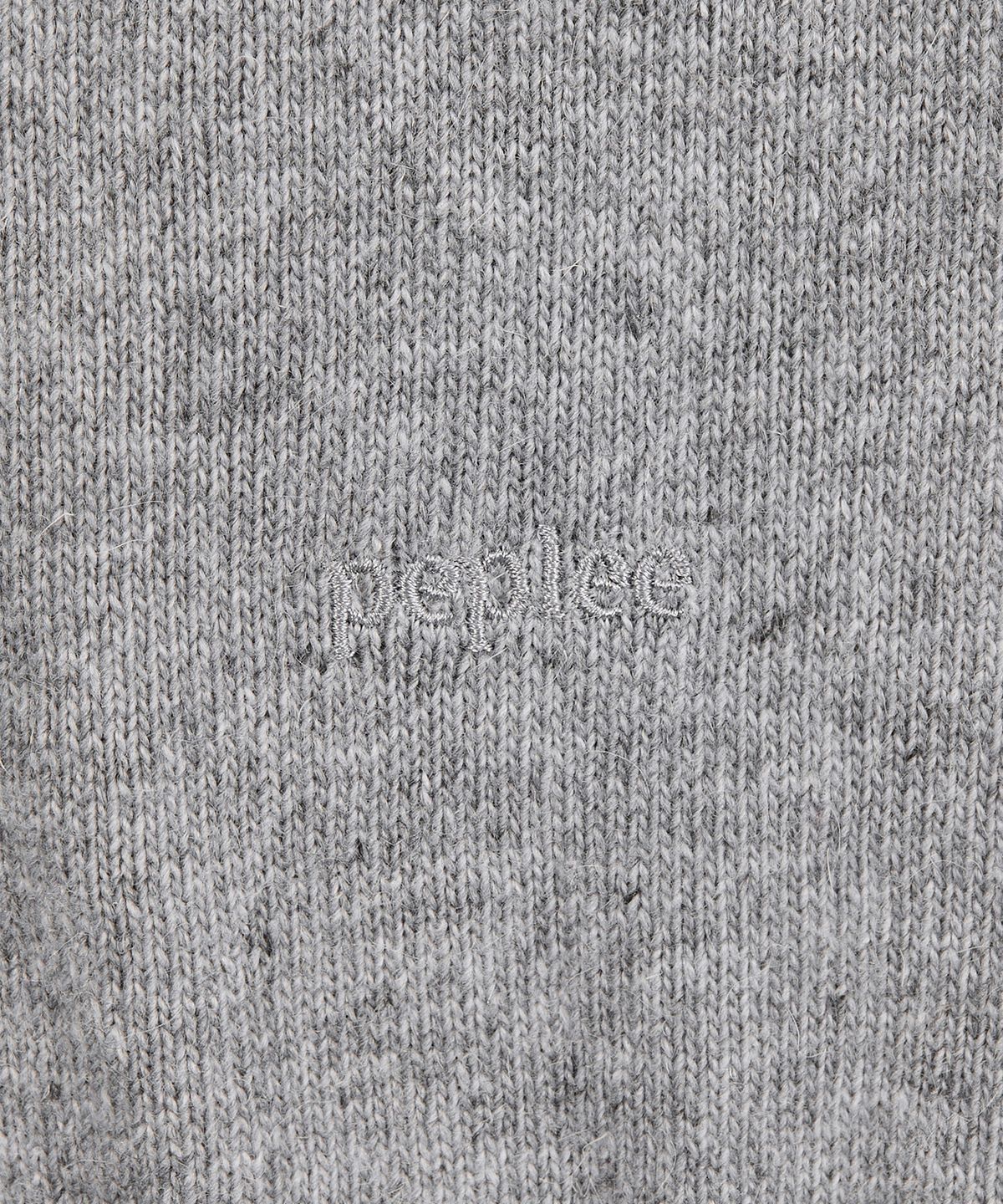 페플리(PEPLEE) Deep V-neck Knit (Grey)