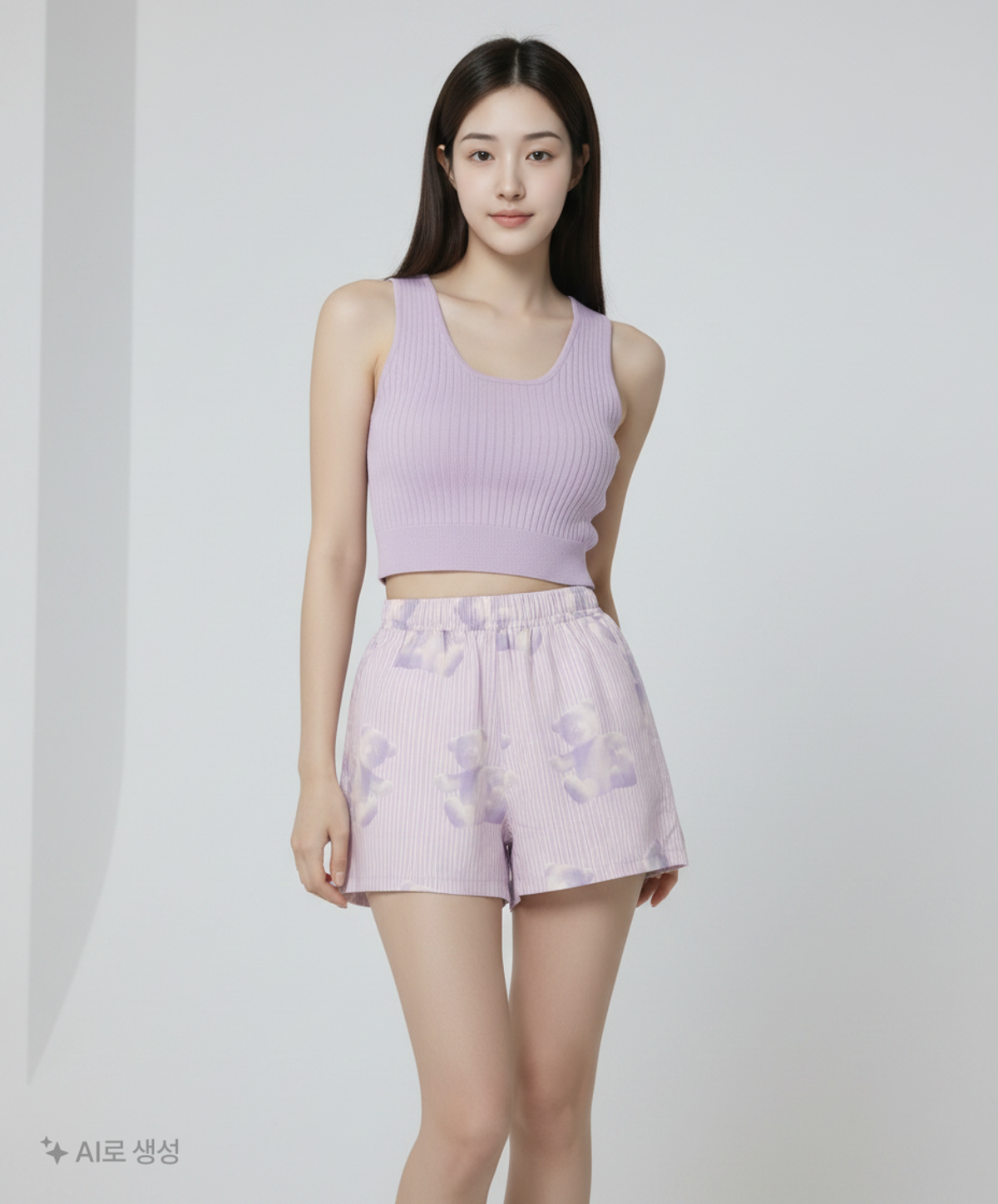 어피스오브케이크(APIECEOFCAKE) Cloud Bear Trunk_Purple M