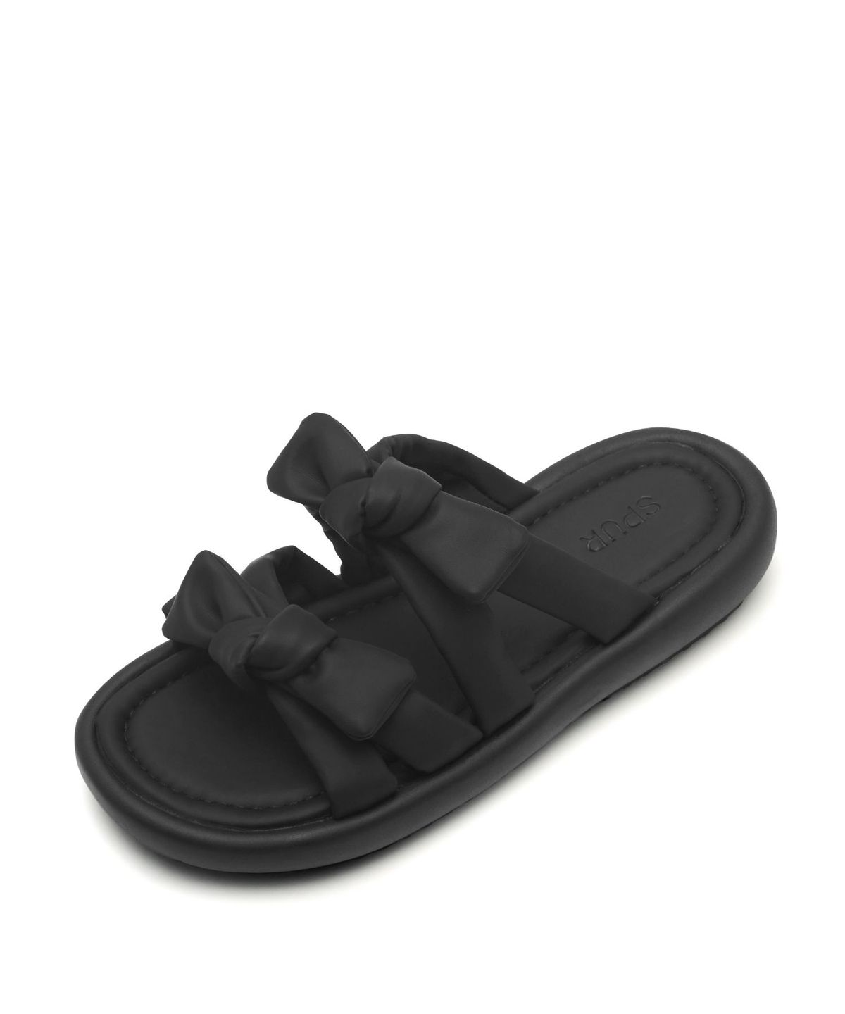 스퍼(SPUR) Goa Bow Softly Sandal 스트랩 슬리퍼 샌들 3cm -US9062 (2color)