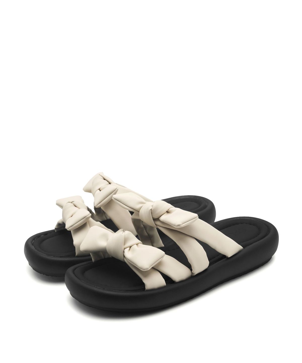 스퍼(SPUR) Goa Bow Softly Sandal 스트랩 슬리퍼 샌들 3cm -US9062 (2color)