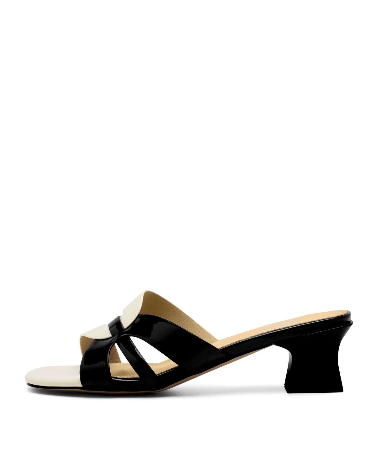 스퍼(SPUR) Voile Color Blocking Mule Sandal 뮬 샌들 5.7cm -US9057 (2color)