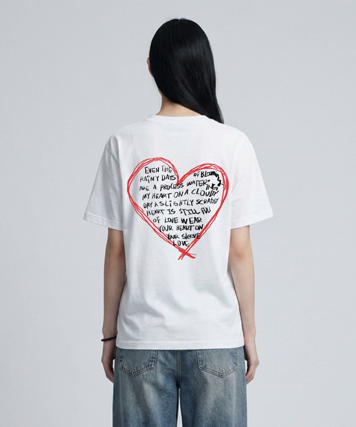 험블아카이브(HUMBLE ARCHIVE) Archive09 raw heart 반팔 티셔츠
