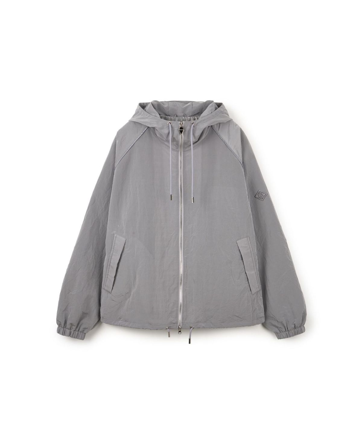 크랙엠아이(CRAKKAMI) 크랙 파이핑 윈드브레이커(Light Gray)