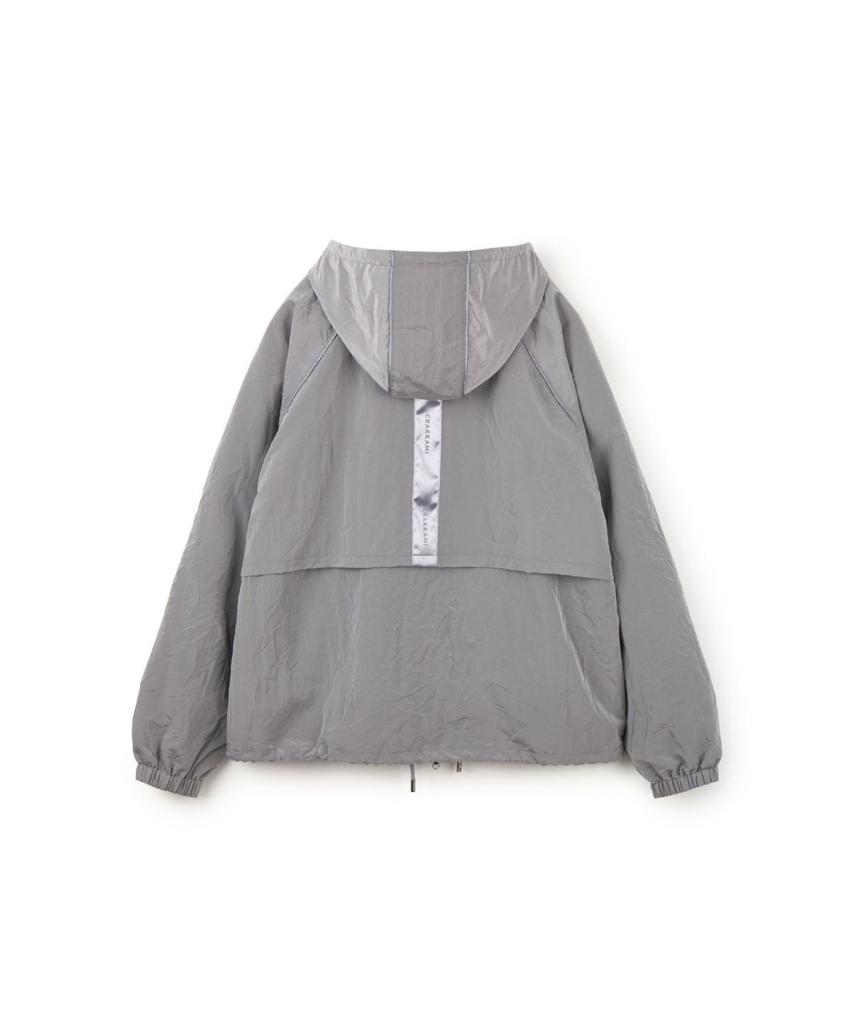 크랙엠아이(CRAKKAMI) 크랙 파이핑 윈드브레이커(Light Gray)