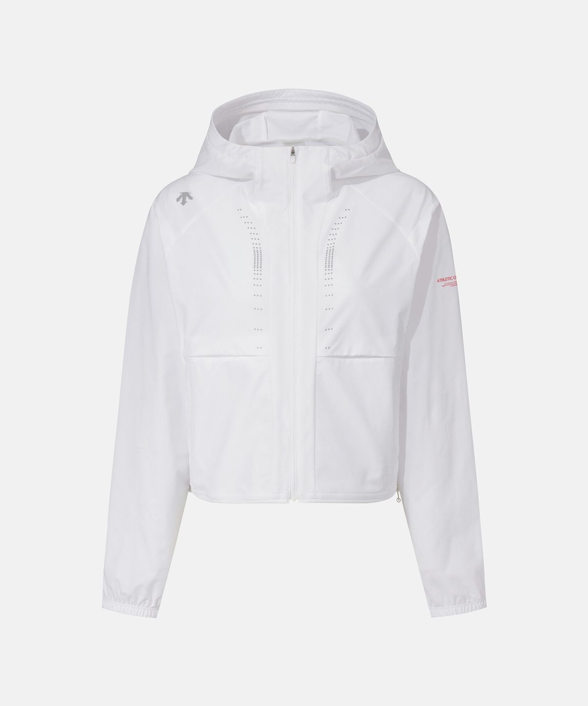 데상트(DESCENTE) 여성 러닝 바람막이 자켓 화이트 SR322RWB81