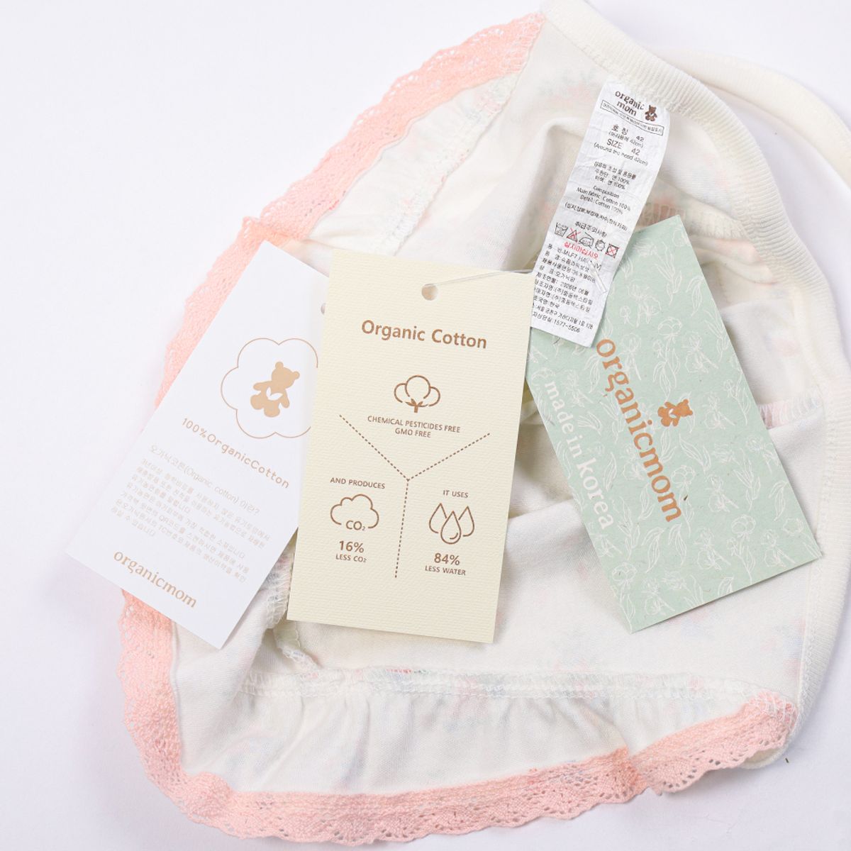 오가닉맘(ORGANICMOM) 슈플라워보넷 MLF7HA11