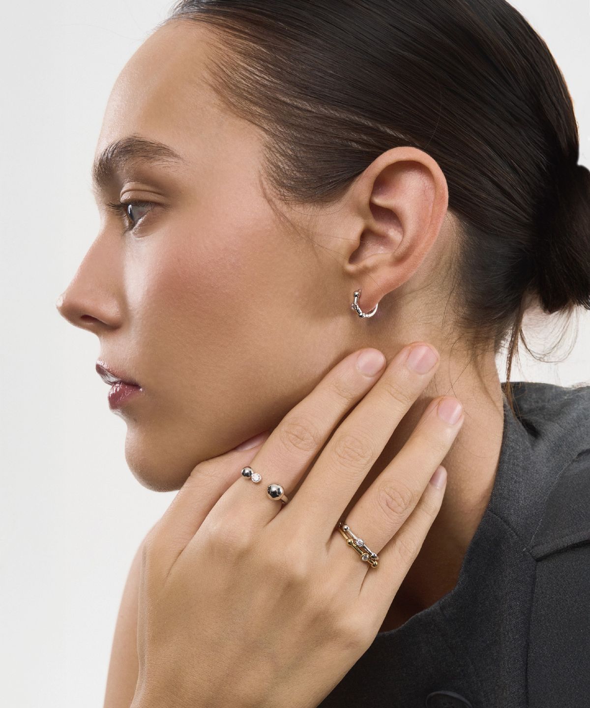 리스(LISSE) [925 SILVER] DOT ALIGN E