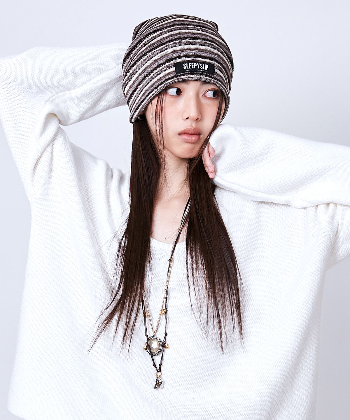 슬리피슬립(SLEEPYSLIP) JOEL BROWN BEANIE