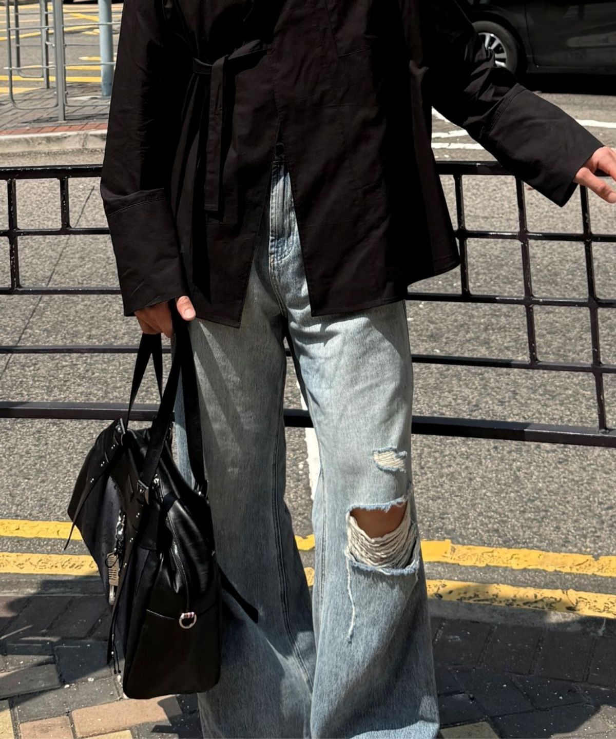 칠 하나 투 구육(71TO96) 월영백, Wolyeong Bag Large (Black)