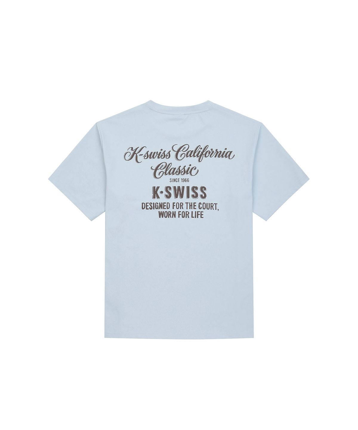 케이스위스(K-SWISS) 캘리포니아 레터링 반팔 티_1KSTSMV911LB