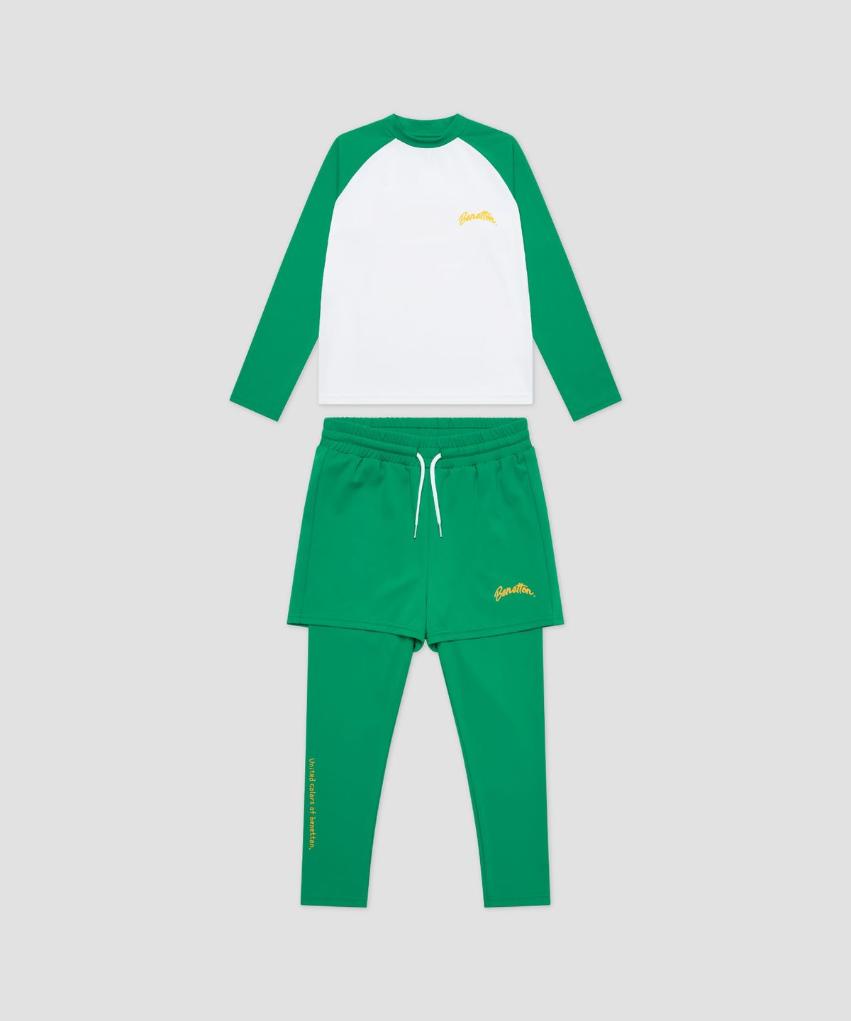 베네통키즈(BENETTONKIDS) 키즈 컬러포인트 래쉬가드
