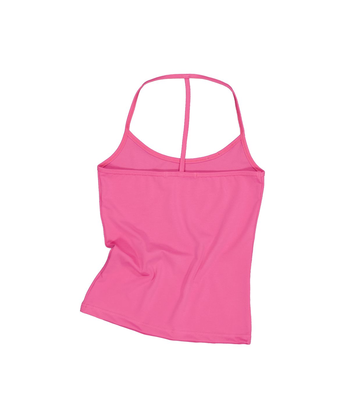 셋업이엑스이(SETUP-EXE) SKULL LOGO LINE HALTERNECK / HOT PINK