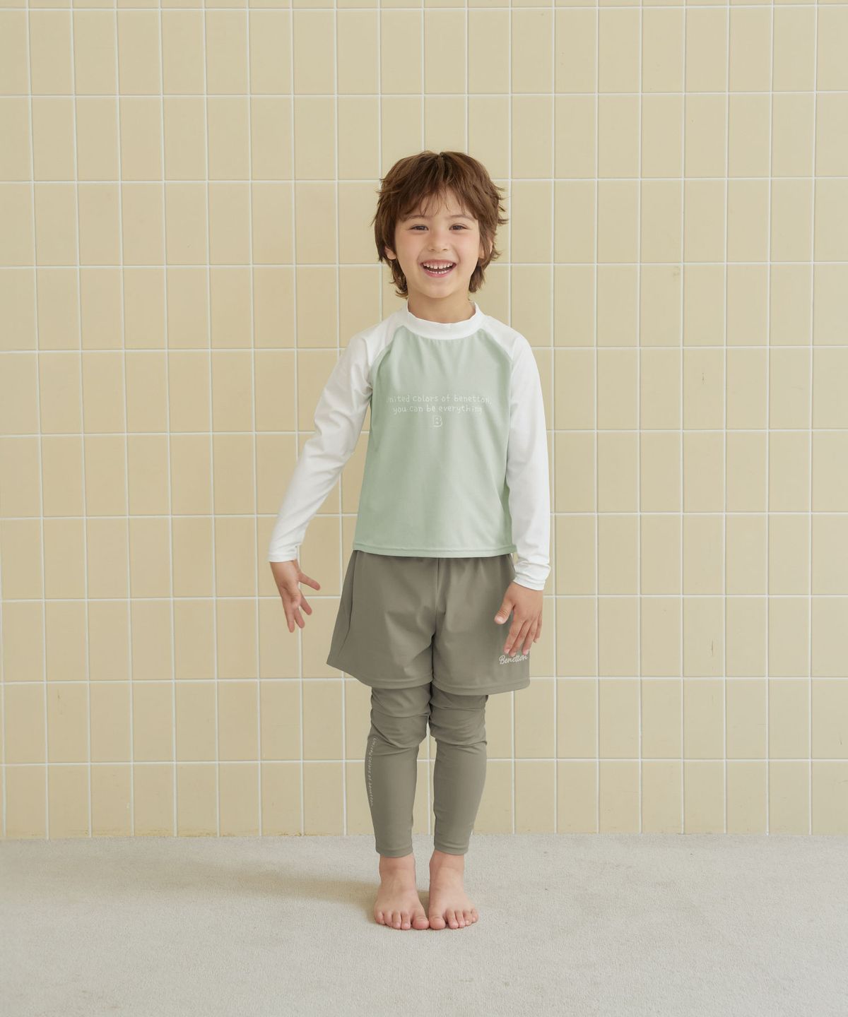 베네통키즈(BENETTONKIDS) 키즈 멜로우 래쉬가드