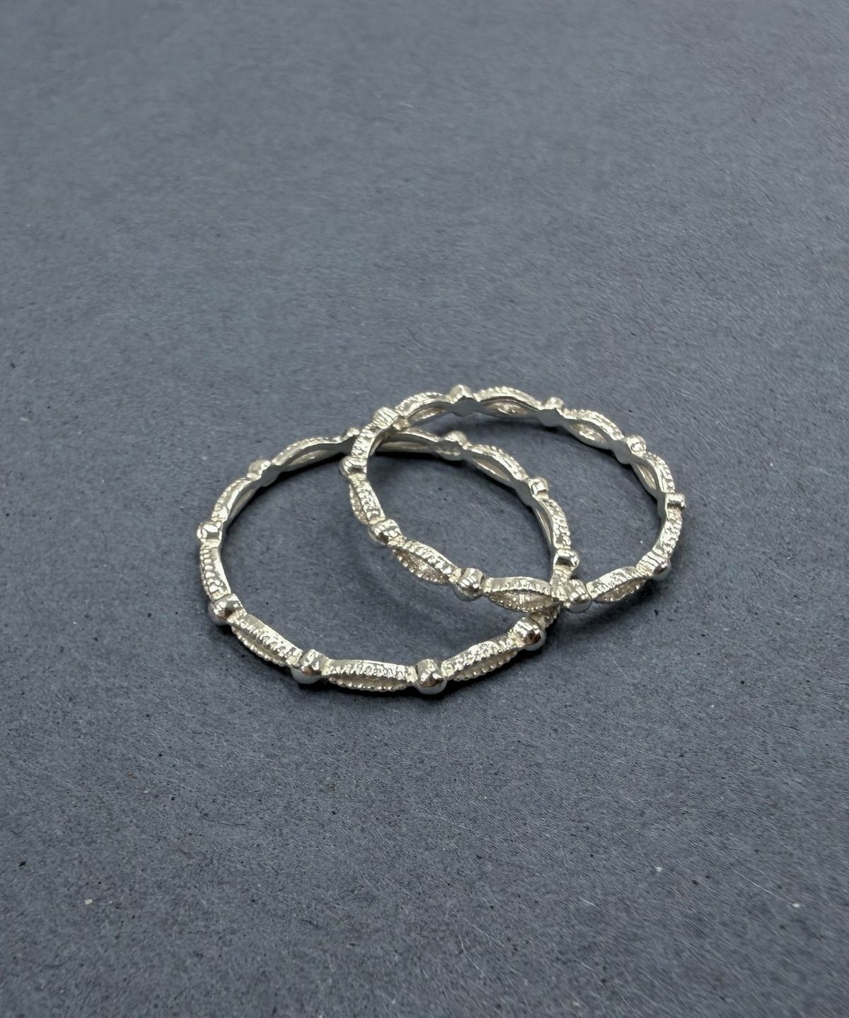 바라두(BARADU) 925 Silhouette link ring