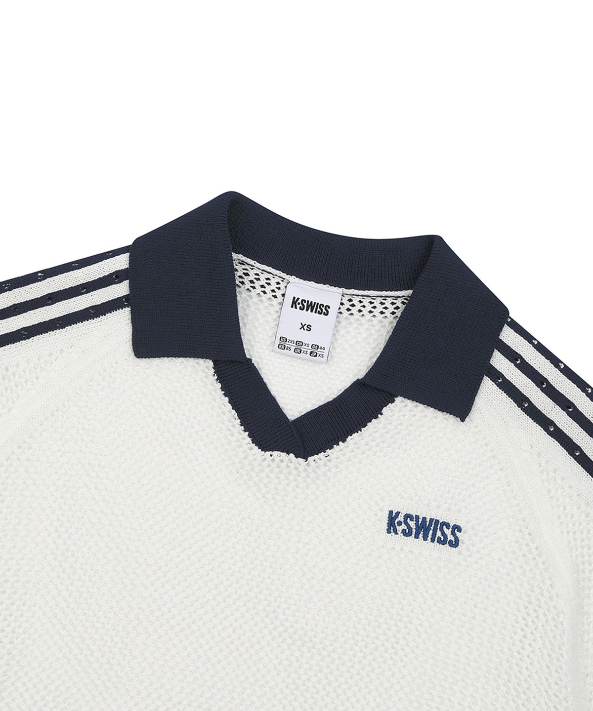 케이스위스(K-SWISS) 여성 5 스트라이프 칼라 크로쉐_1KSTSMV514IV
