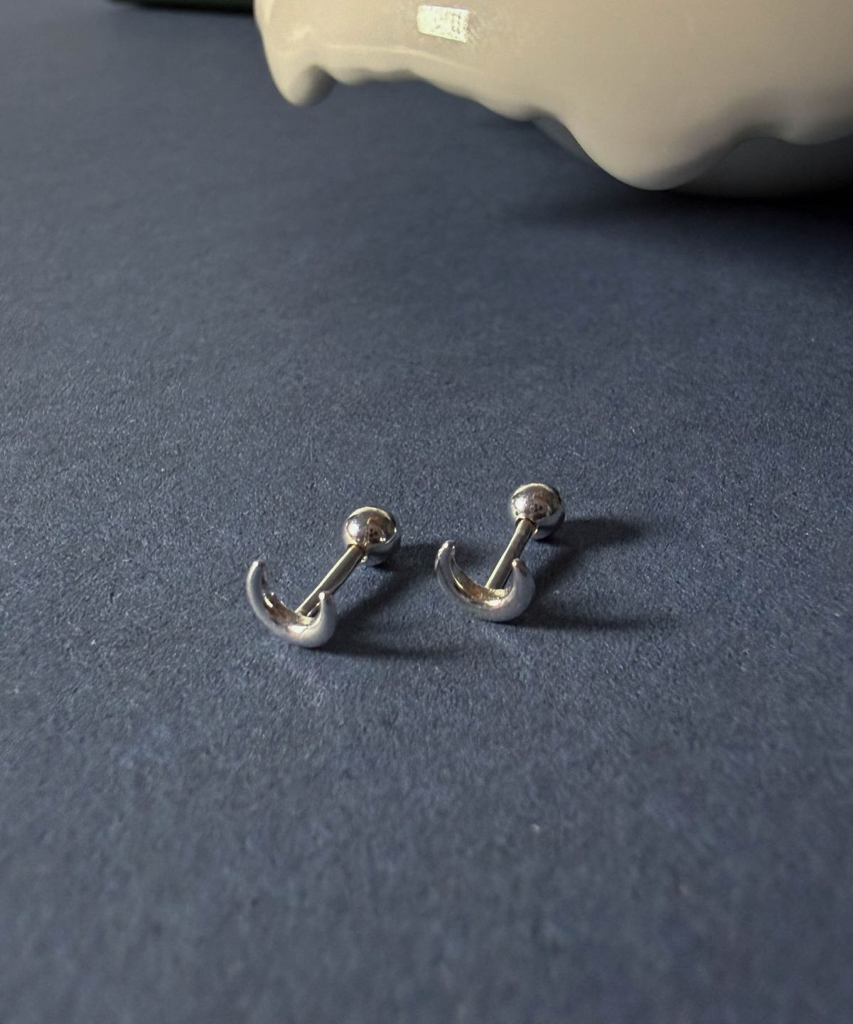 바라두(BARADU) 925 Basic luna piercing (single)