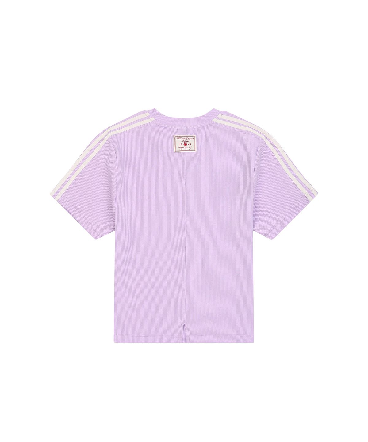 케이스위스(K-SWISS) 여성 셔링 크롭 반팔 티_1KSTSMV513PU