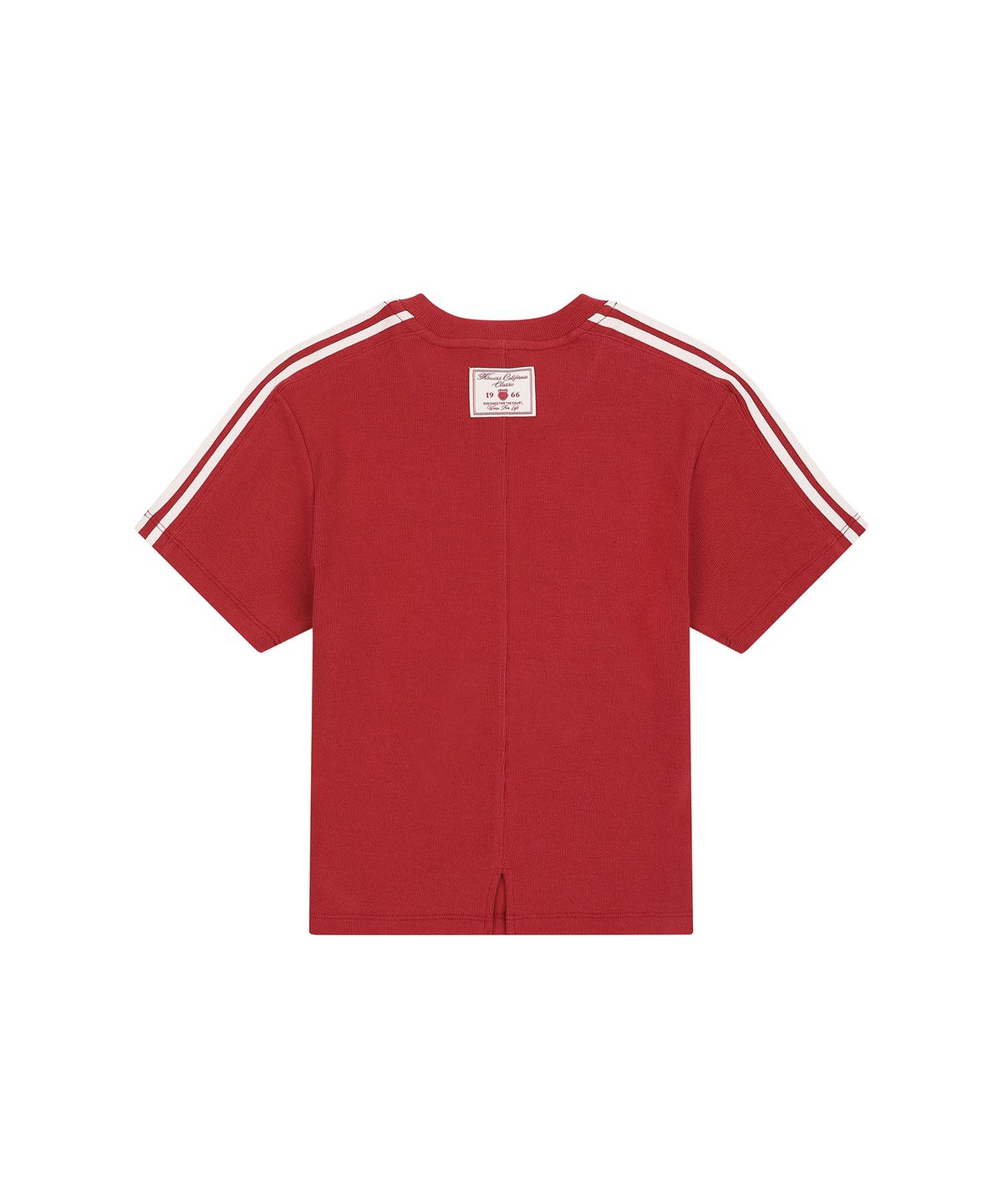 케이스위스(K-SWISS) 여성 셔링 크롭 반팔 티_1KSTSMV513RE