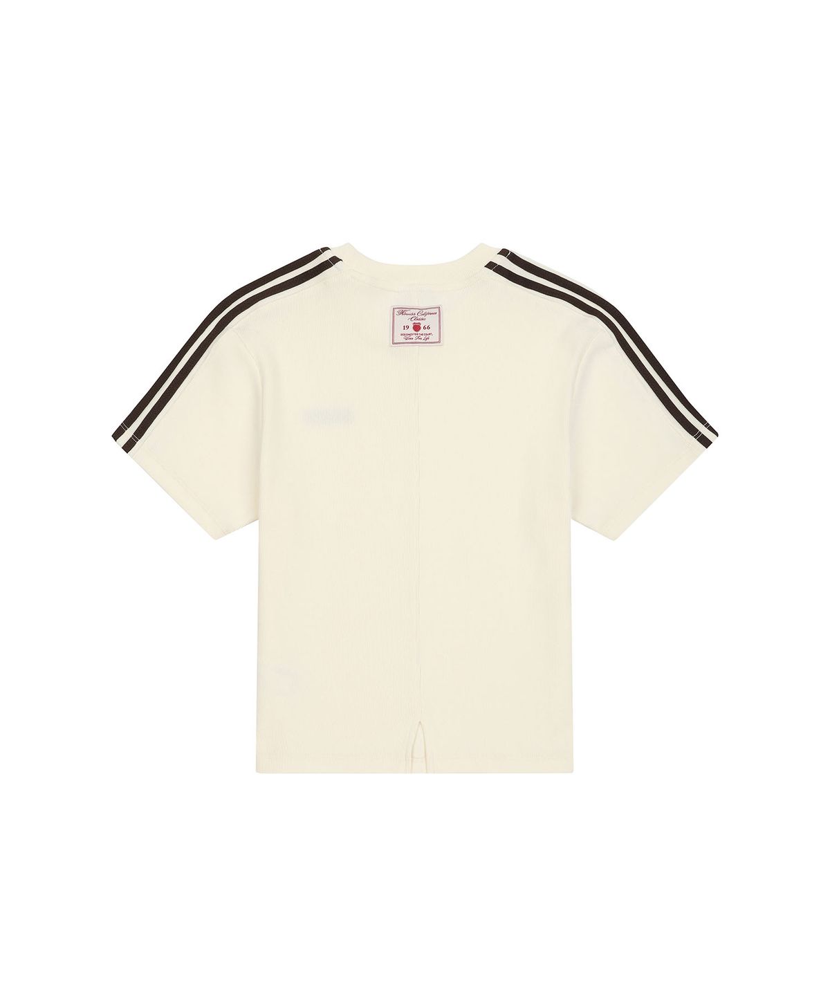 케이스위스(K-SWISS) 여성 셔링 크롭 반팔 티_1KSTSMV513IV