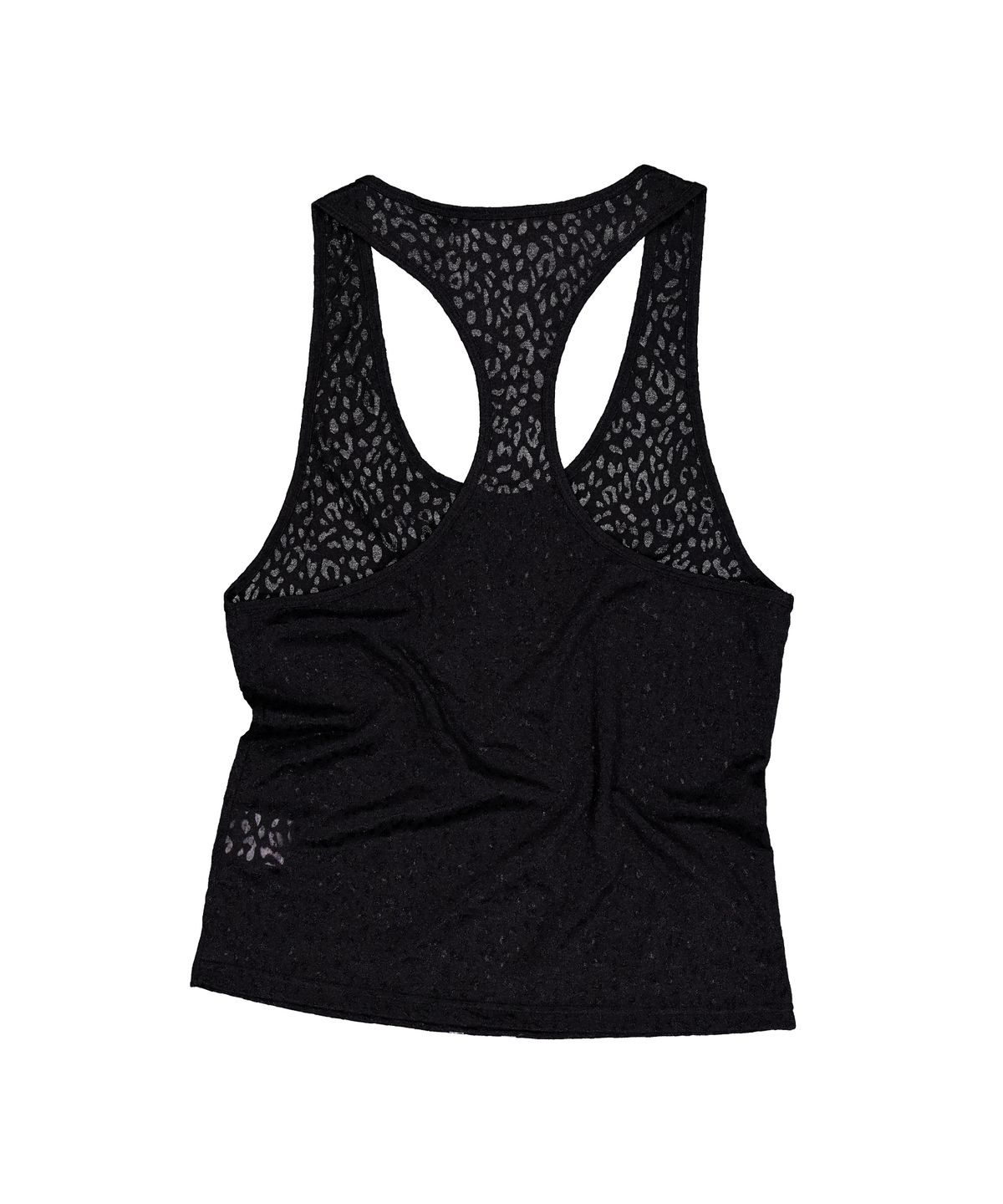 셋업이엑스이(SETUP-EXE) SHEER LEOPARD LOOSE SLEEVELESS / BLACK