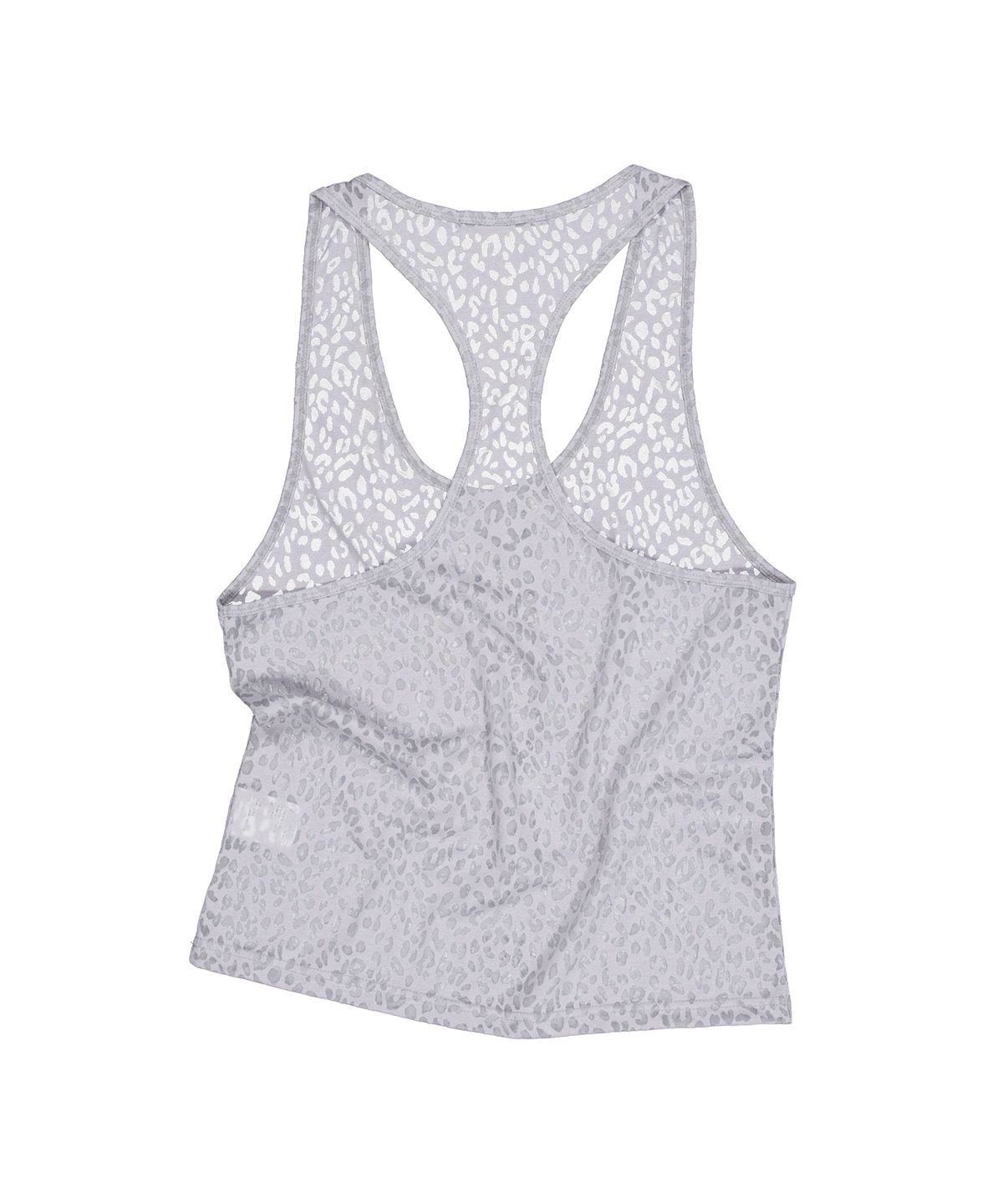 셋업이엑스이(SETUP-EXE) SHEER LEOPARD LOOSE SLEEVELESS / LIGHT GRAY