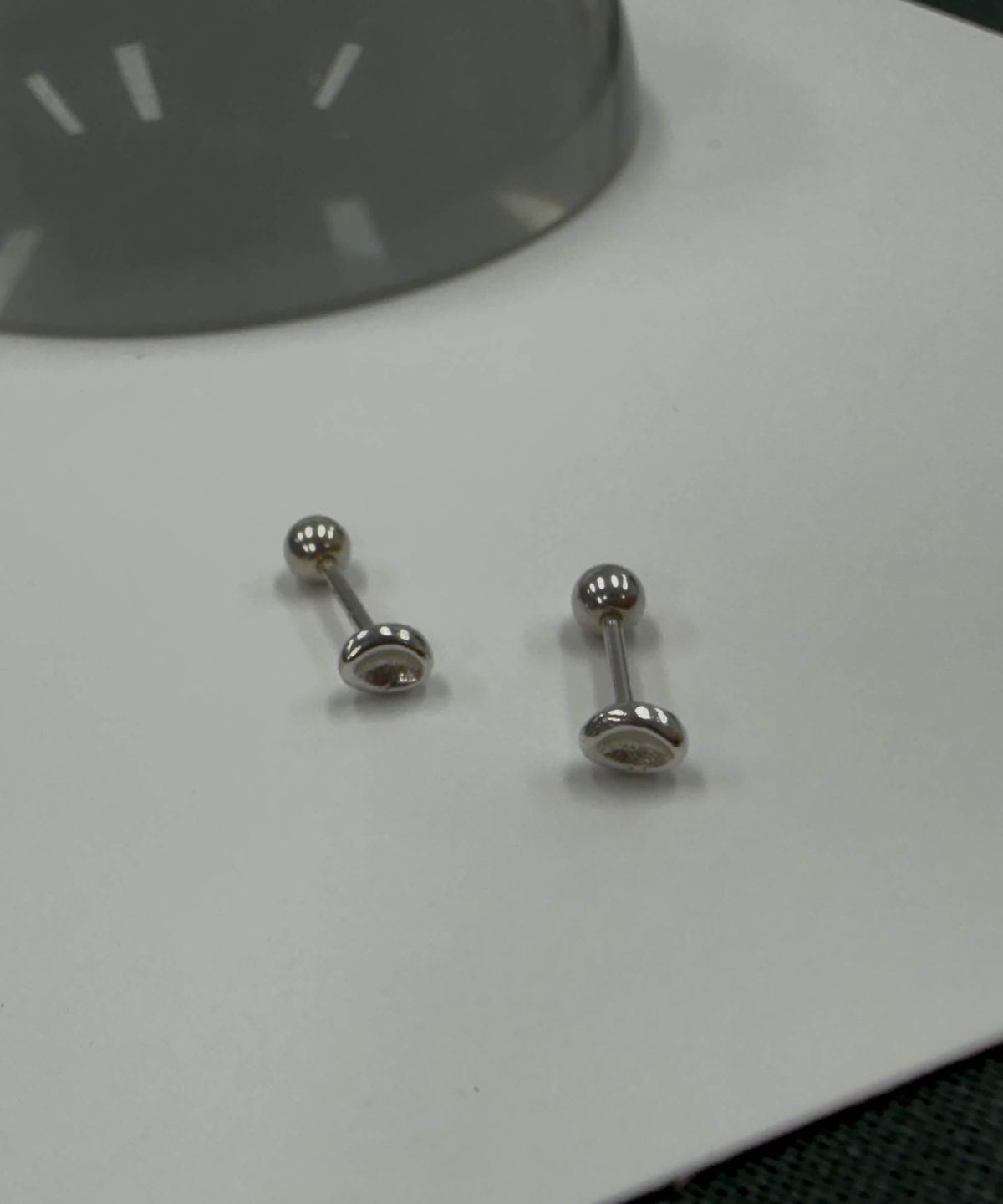 바라두(BARADU) 925 Minimal soap piercing (single)