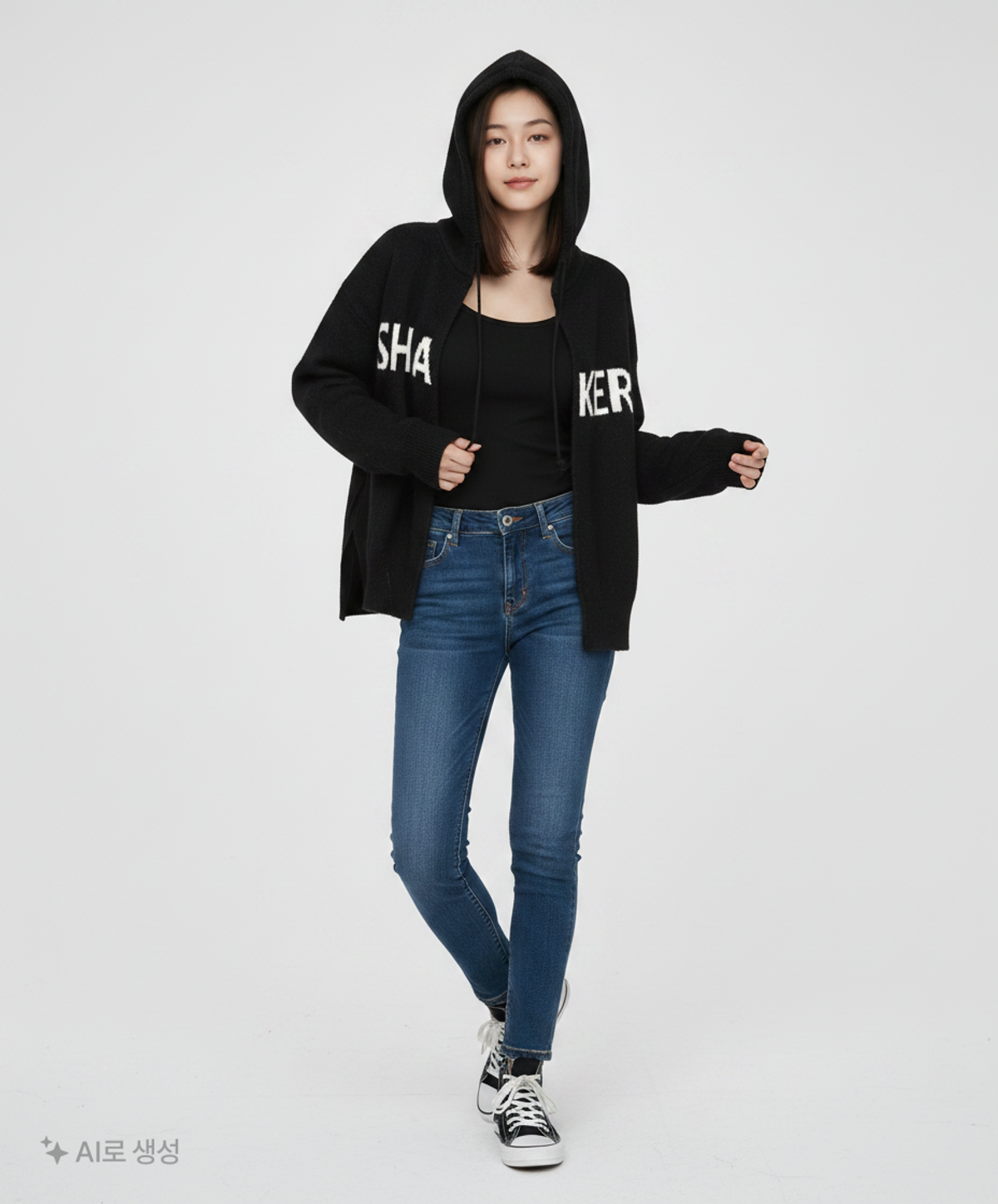 쥬시쥬디(JUCYJUDY) 후드 티셔츠 80
