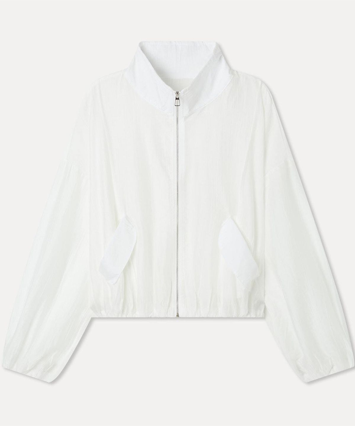 미쏘(MIXXO) 하이넥 시스루 점퍼_MIWJJG91AS