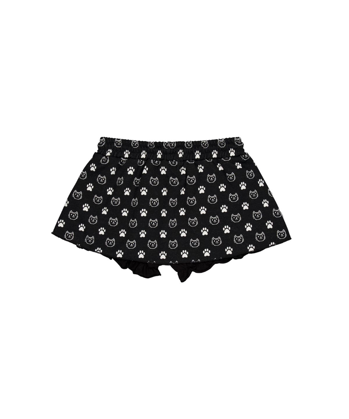 셋업이엑스이(SETUP-EXE) CAT BUTTON MINI SKORT / BLACK