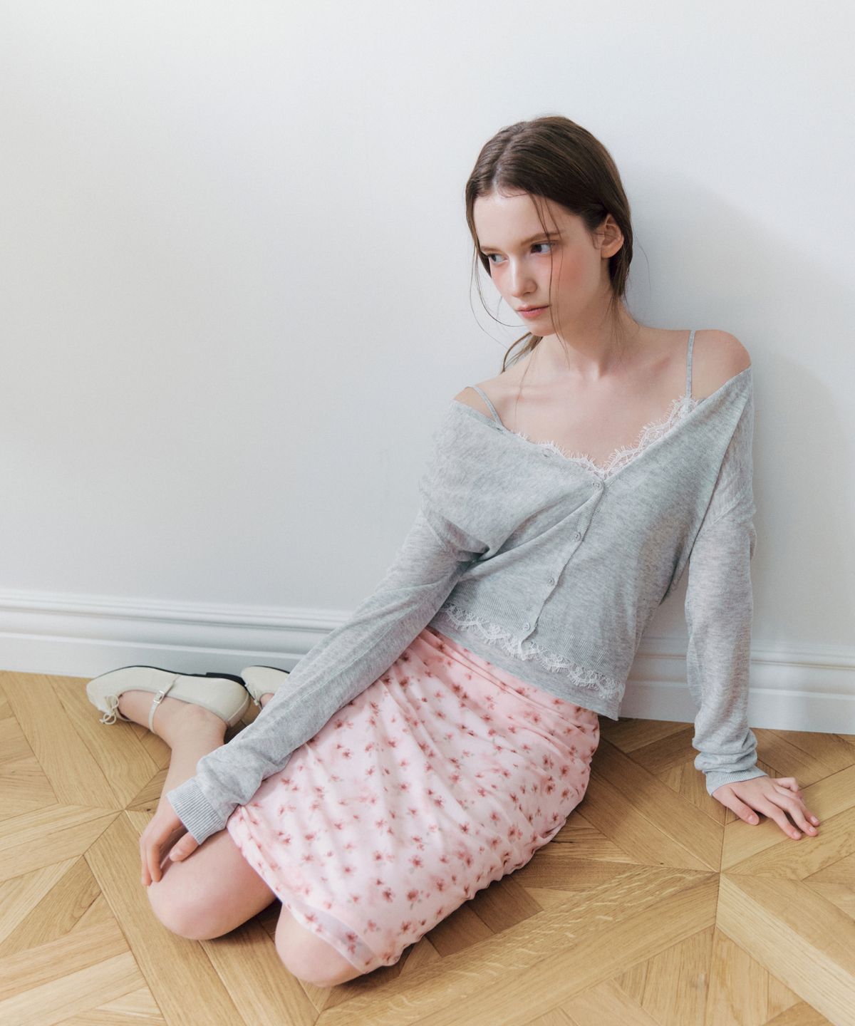 미쏘(MIXXO) 레이어드 시스루 스커트_MIWWHG917B