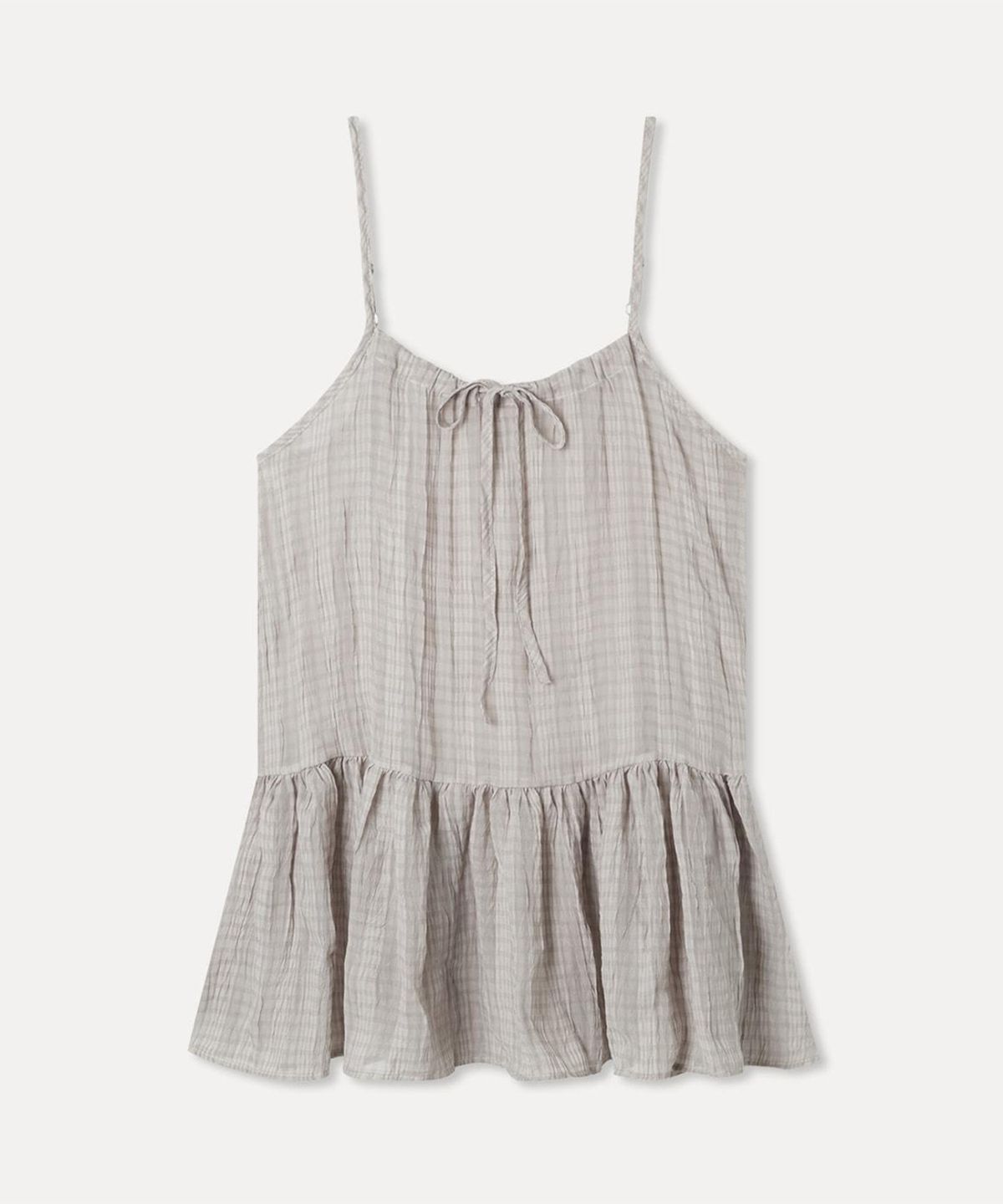 미쏘(MIXXO) 체크 나시 레이어드 원피스_MIWOWG91SS