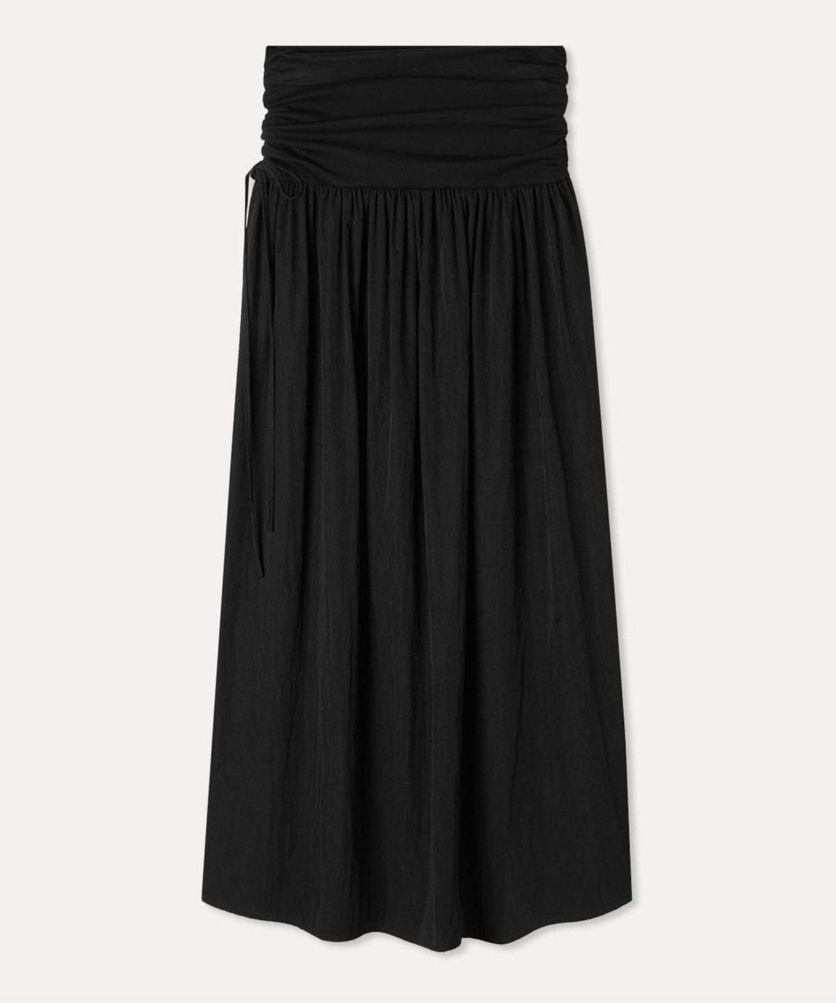 미쏘(MIXXO) 셔링밴딩 롱 스커트_MIWWHG918B