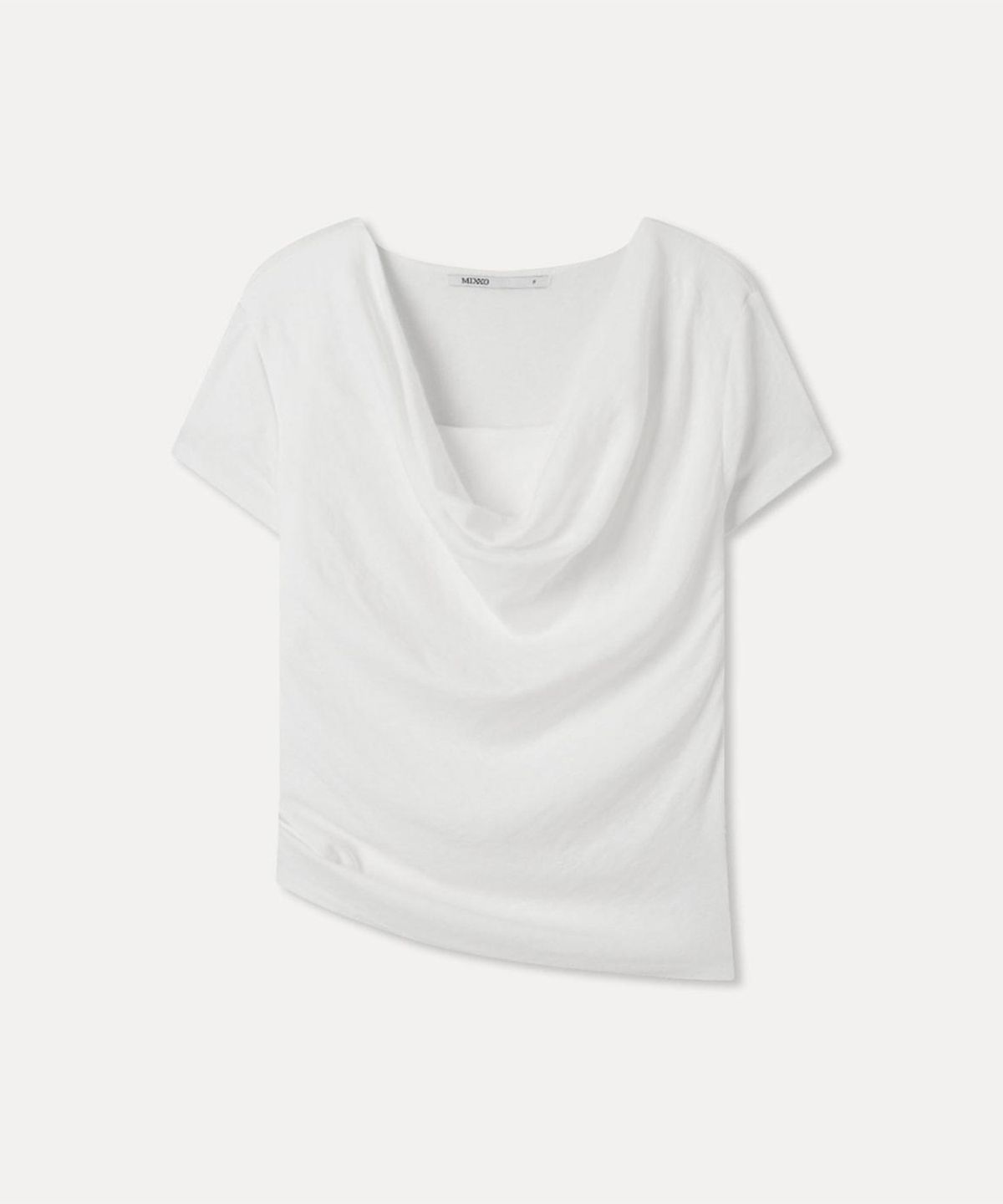 미쏘(MIXXO) 카울넥 반팔 티셔츠_MIWHWG91SS