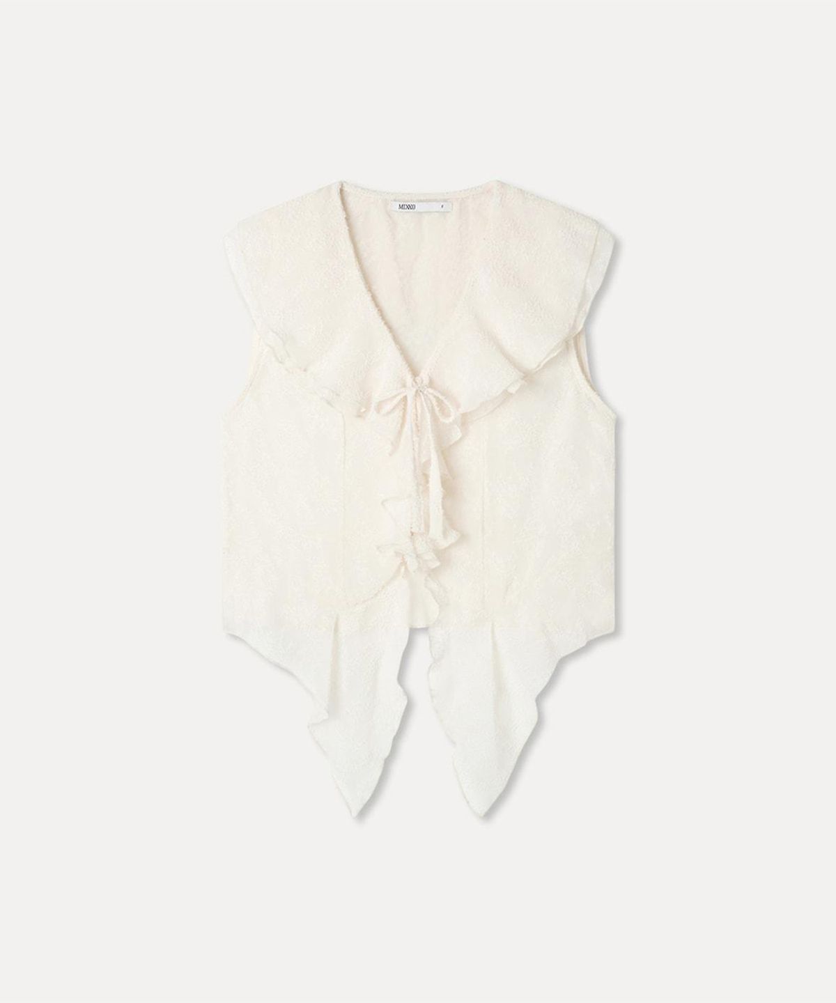 미쏘(MIXXO) 러플 나시 블라우스_MIWBNG90SS