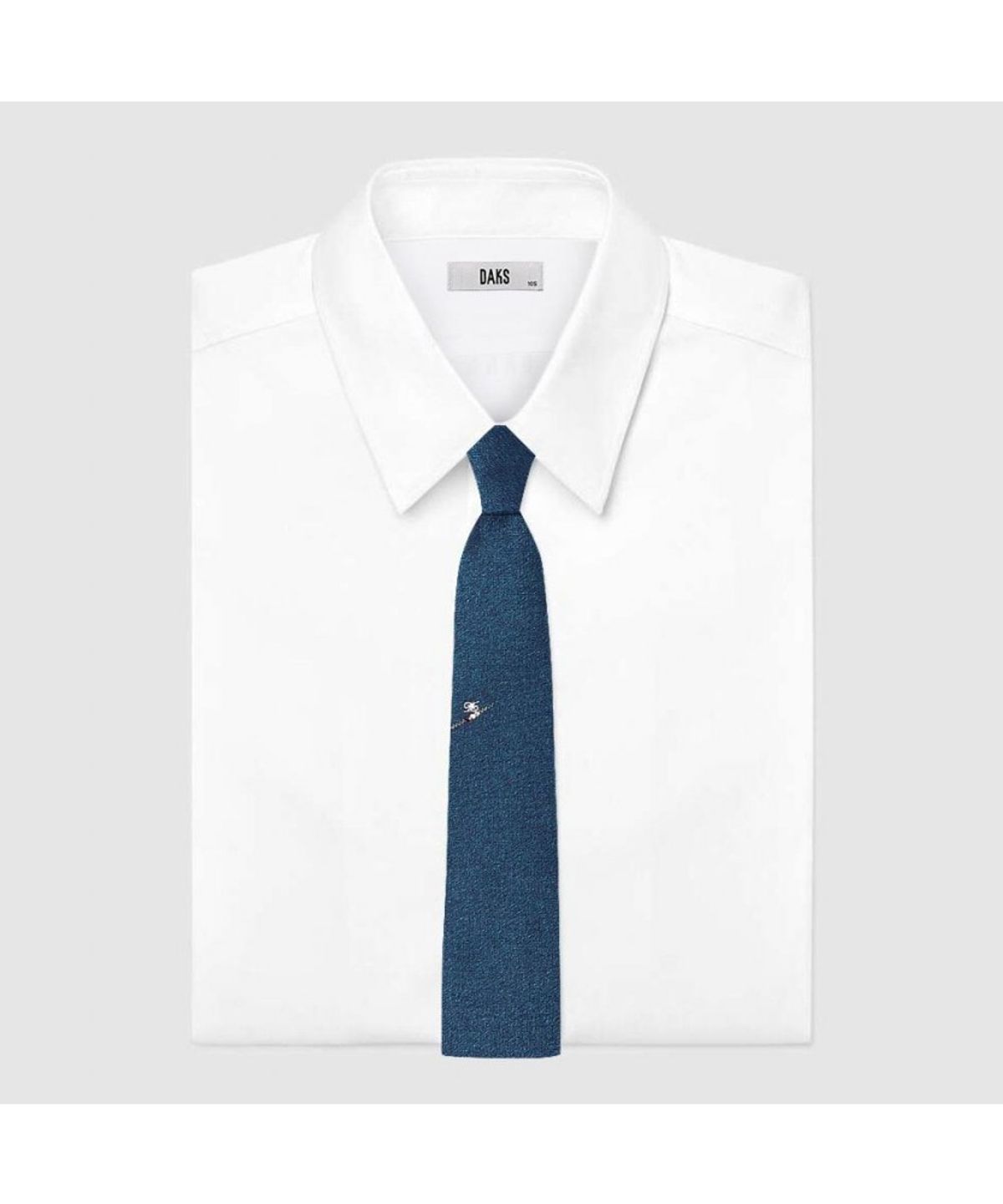 닥스셔츠(DAKS SHIRTS) 실크혼방 큐빅 원포인트 넥타이 민트_DMF1ACF1206M1