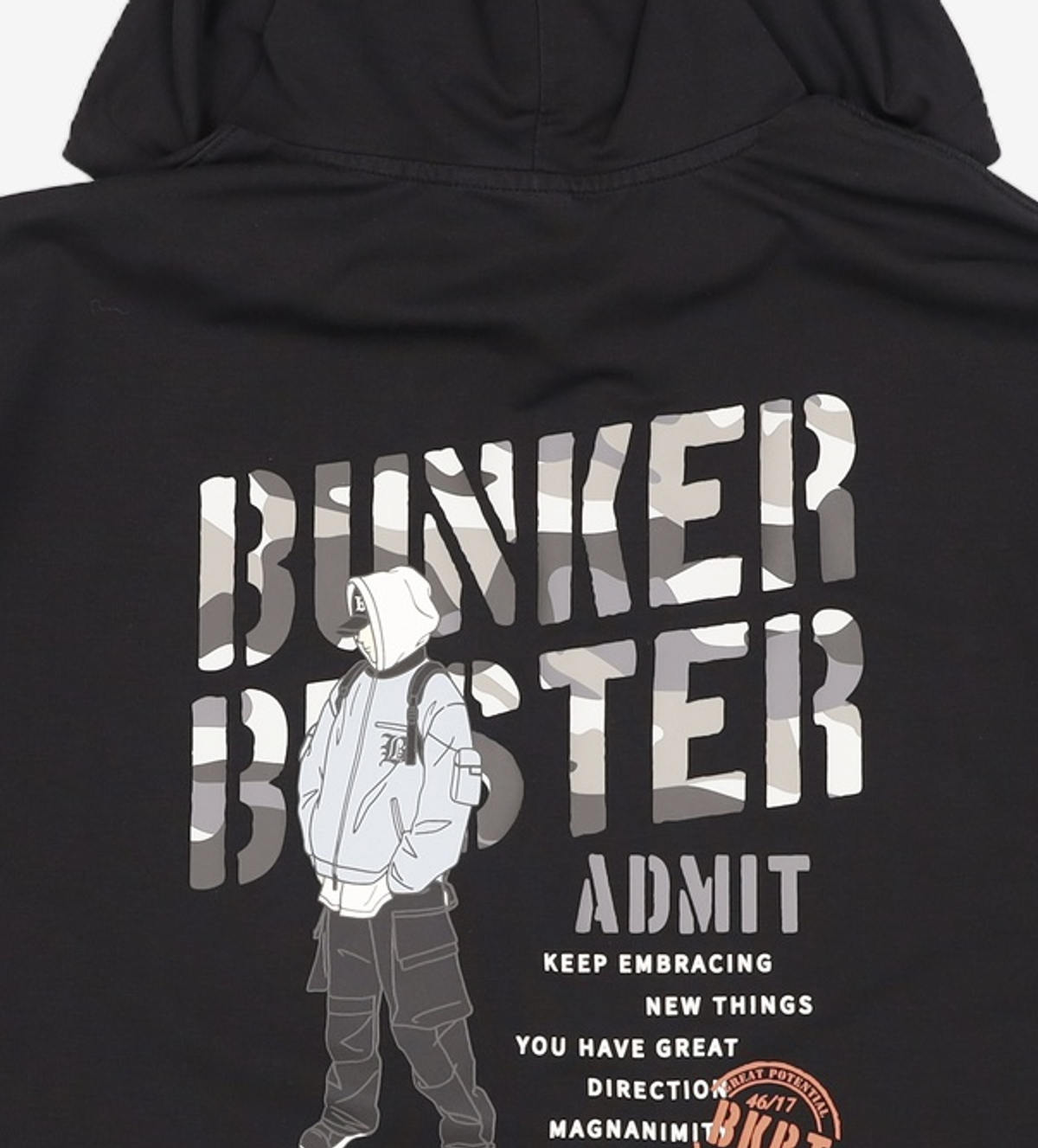 벙커버스터(BUNKERBUSTER) 후드 티셔츠 110