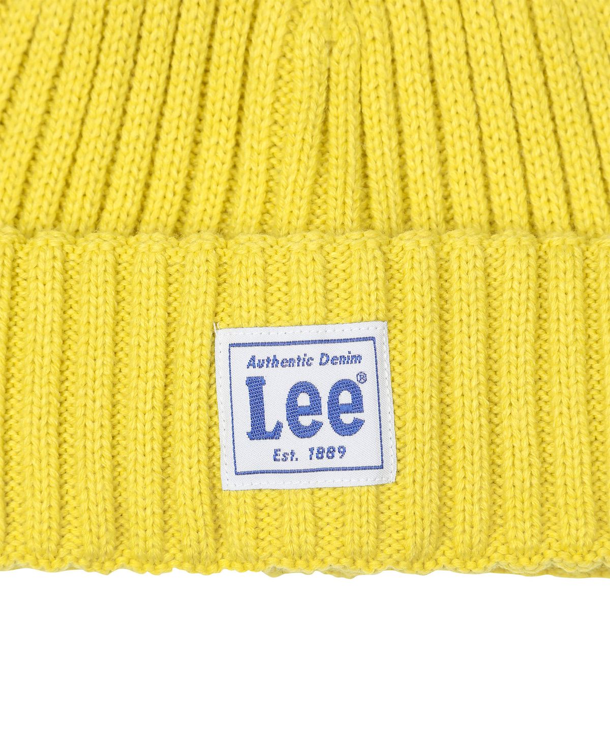 리 키즈(LEE KIDS) 빈티지 로고 라벨 비니 옐로우 LK2603BN01YL