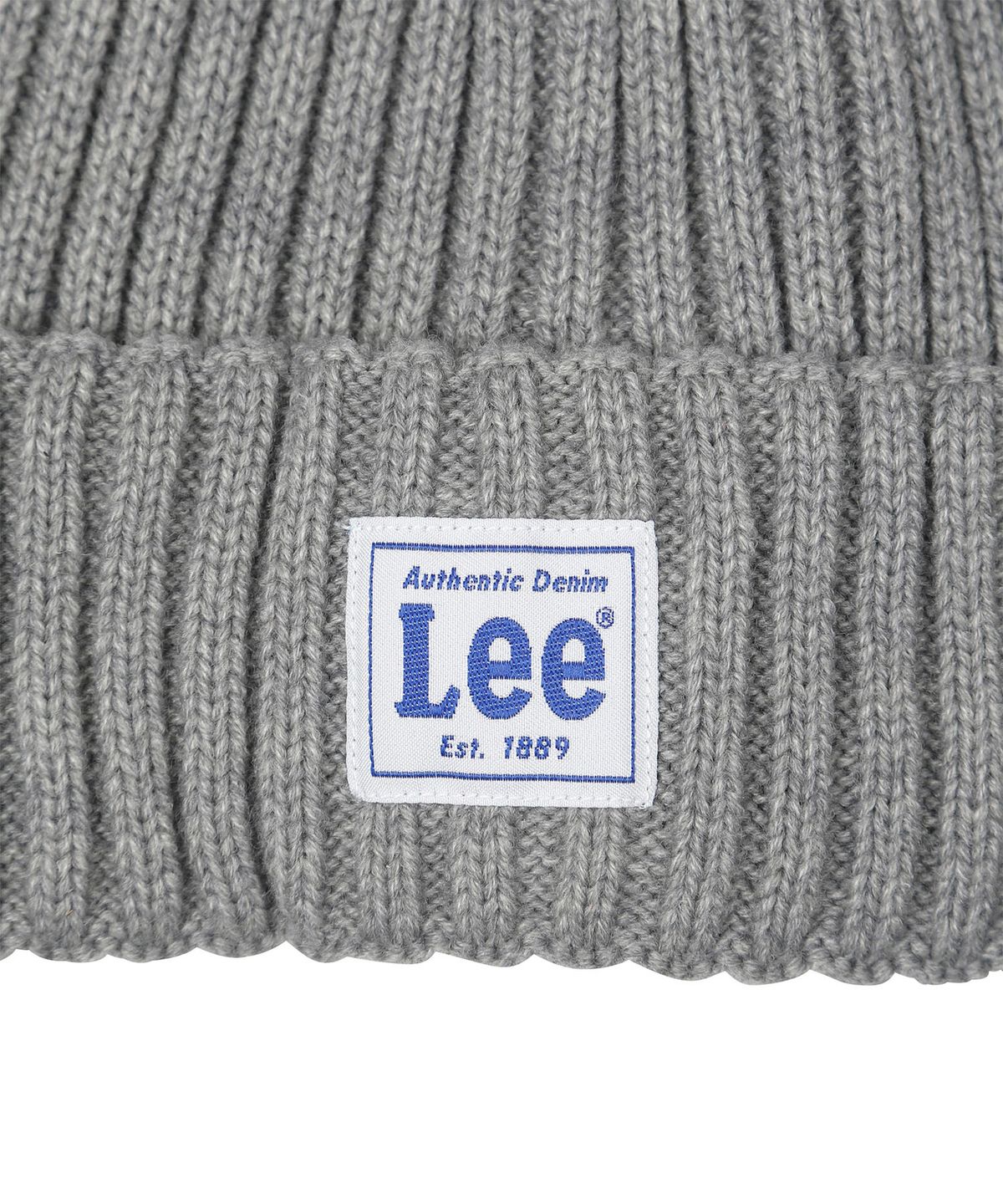 리 키즈(LEE KIDS) 빈티지 로고 라벨 비니 멜란지그레이 LK2603BN01MG
