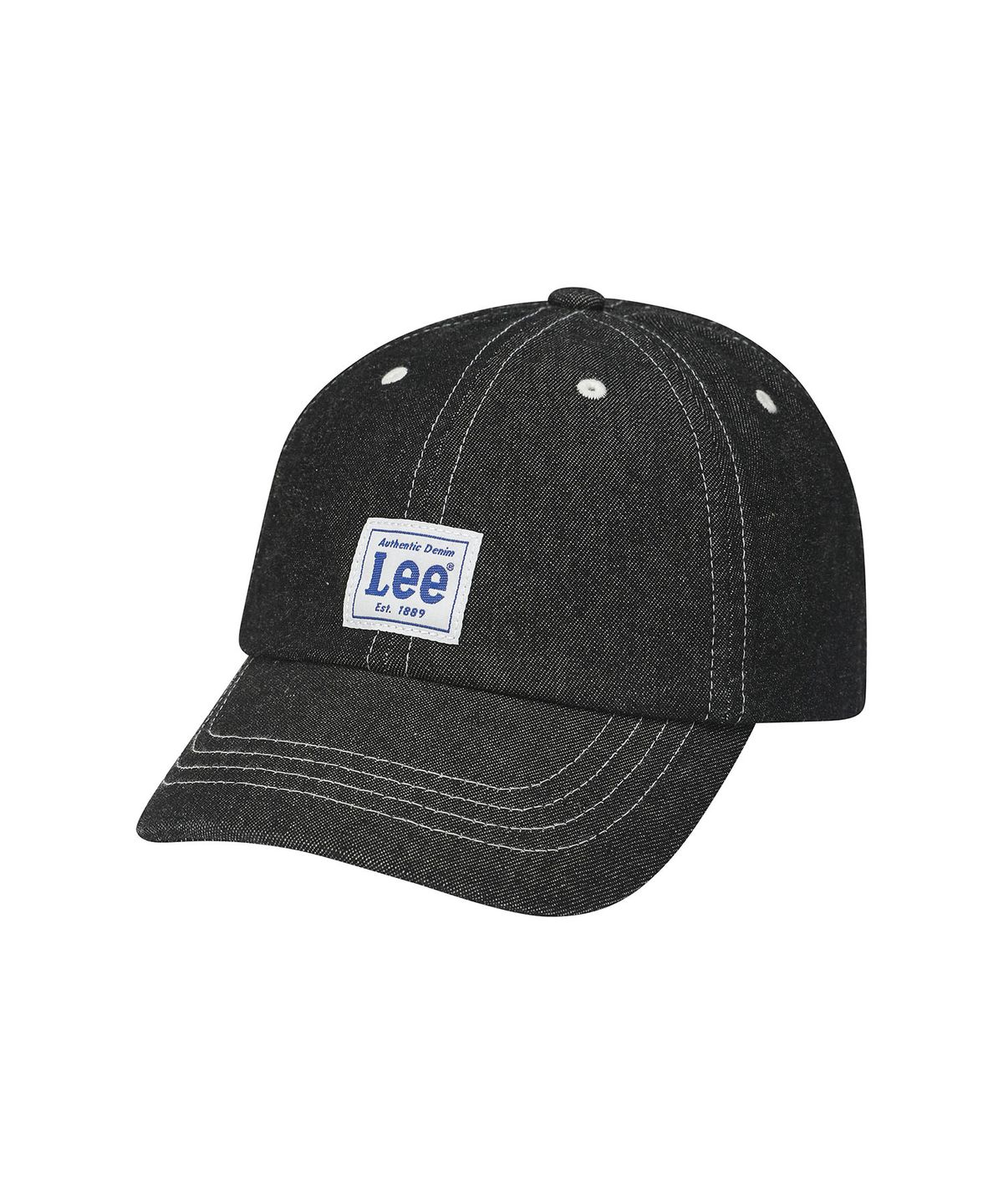 리 키즈(LEE KIDS) 빈티지 로고라벨 데님 볼캡 블랙 LK2603CA41BK