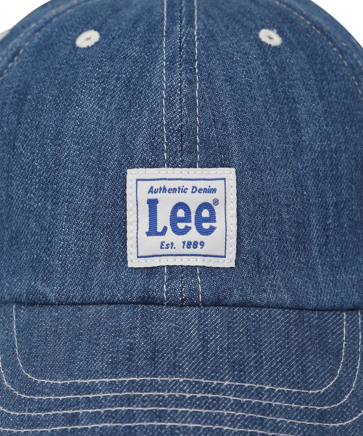 리 키즈(LEE KIDS) 빈티지 로고라벨 데님 볼캡 인디고 LK2603CA41IN