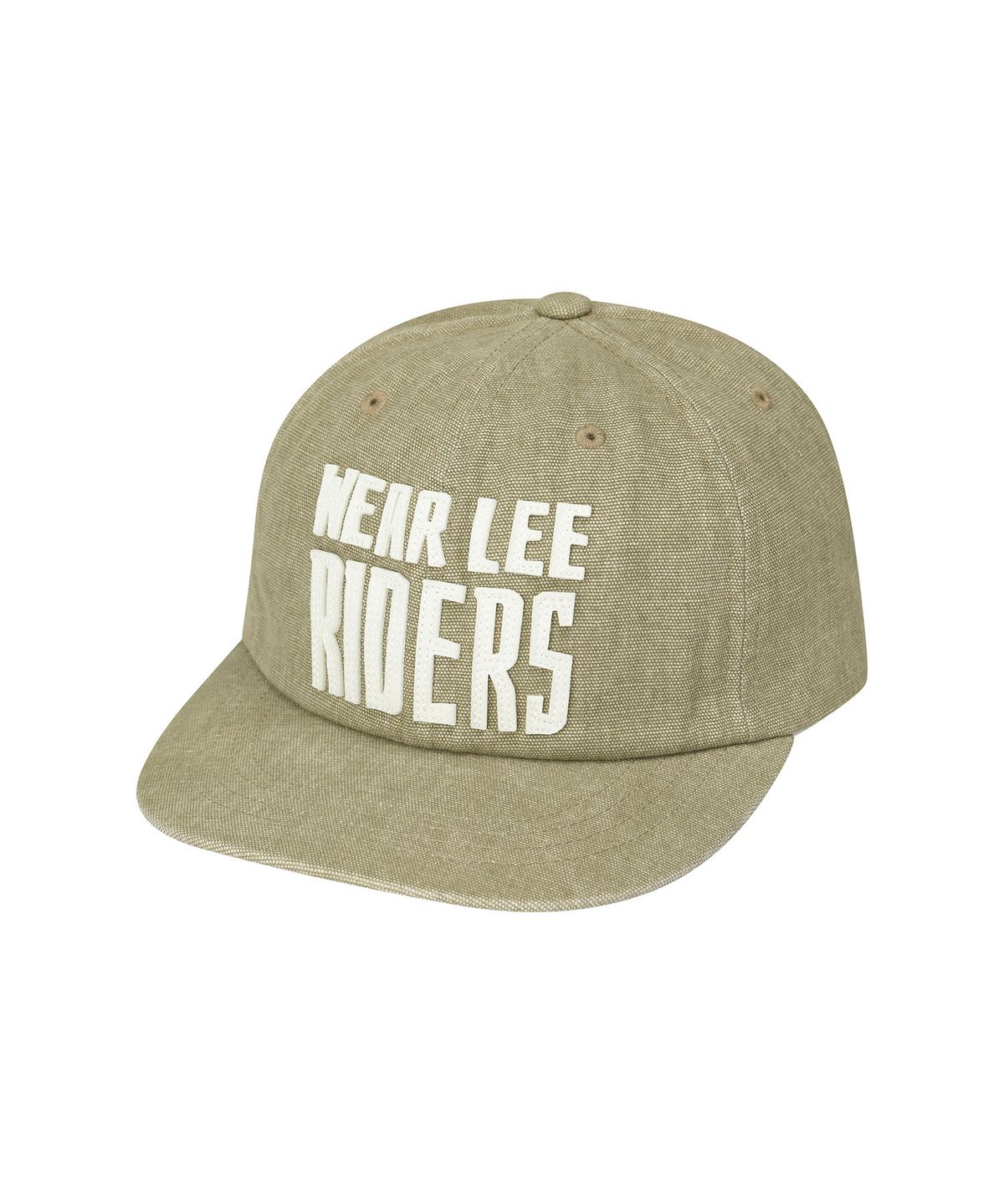 리 키즈(LEE KIDS) WEAR LEE RIDERS 워싱 옥스포드 플랫캡 올리브 LK2603CA12OL